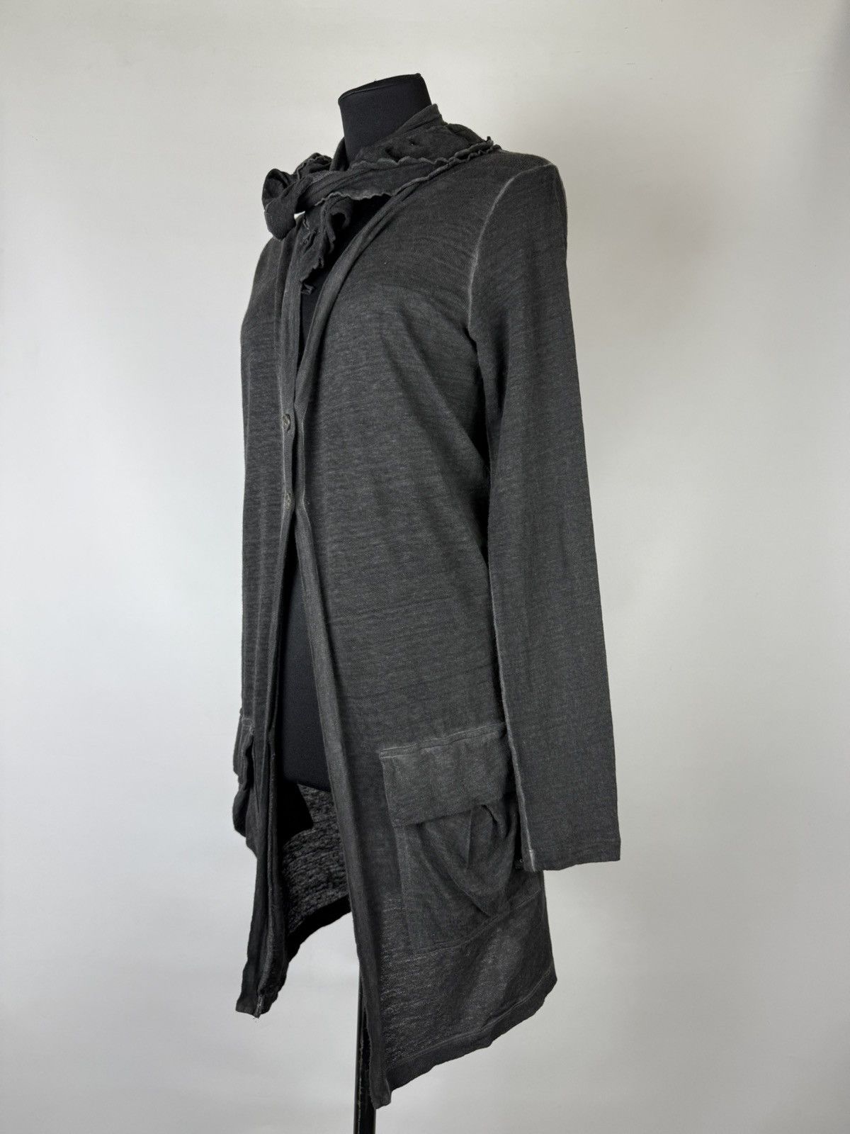 Cop Copine Cop copine asymmetrical layered draped scarf zip cardigan Size L / US 10 / IT 46 - 7 Thumbnail