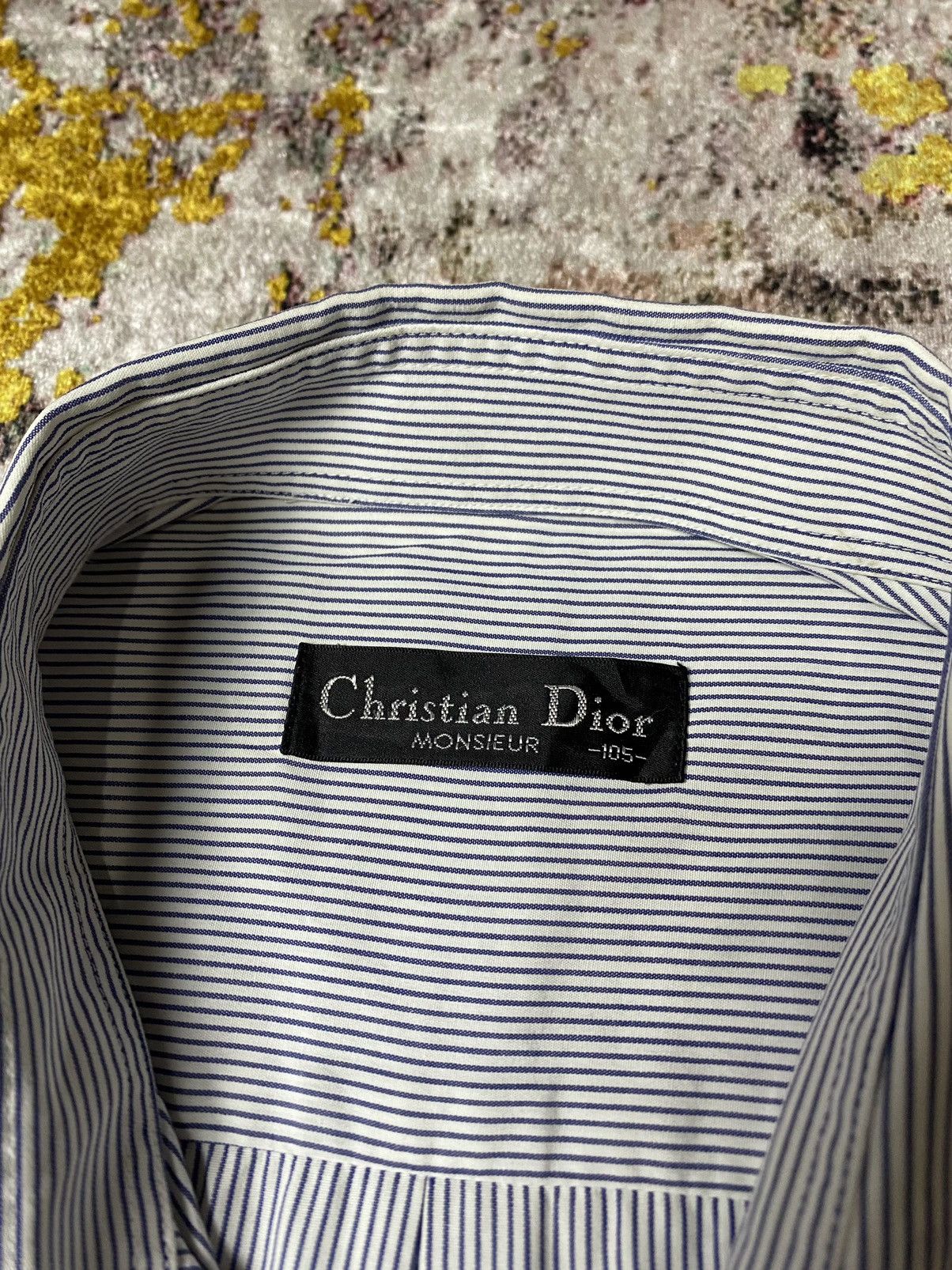 Christian Dior Monsieur Vintage Christian Dior Button up Shirt Size US XL / EU 56 / 4 - 5 Thumbnail