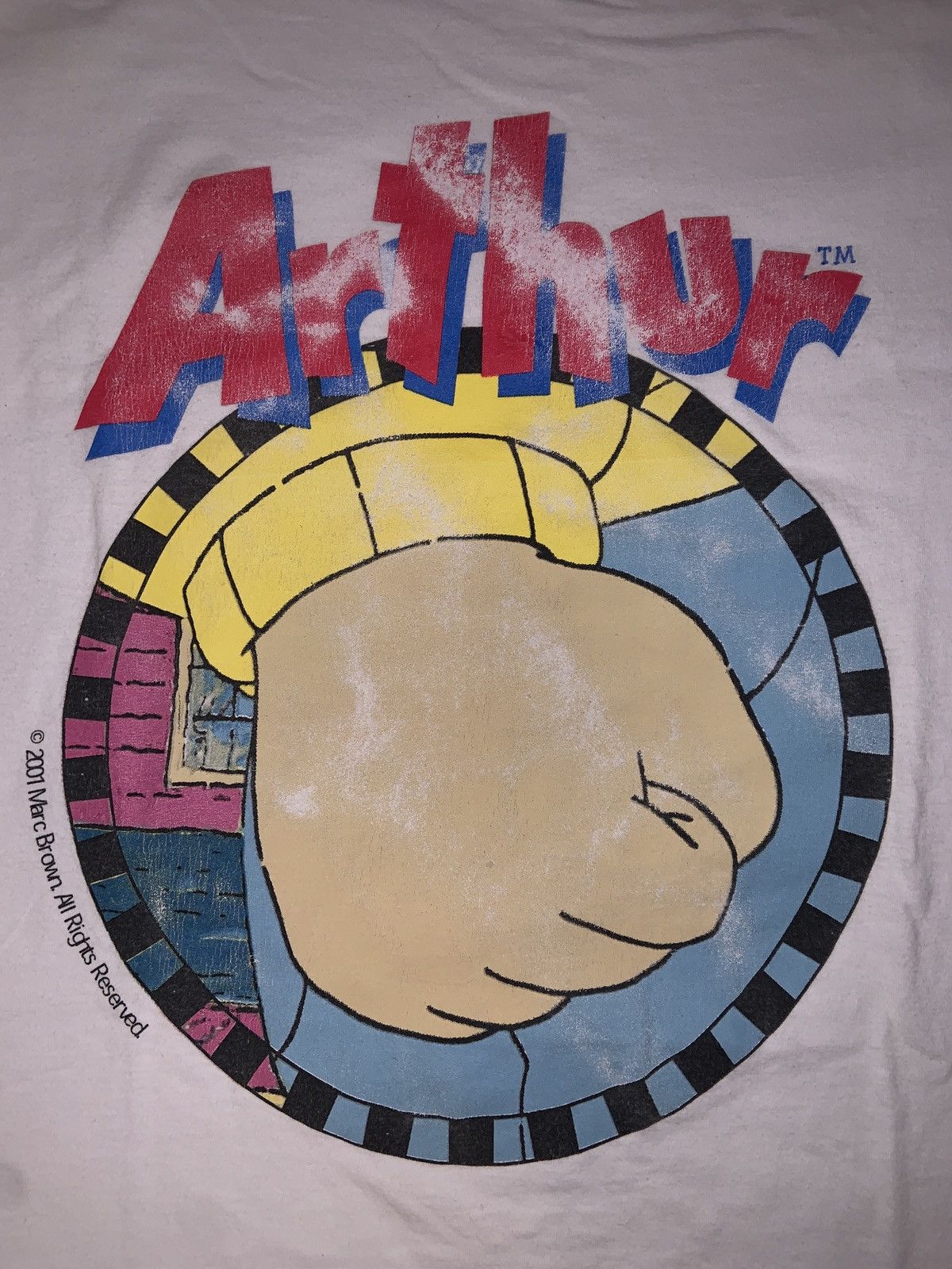 Other Vintage Arthur Meme Fist - T Shirt - 01’ Marc Brown Size US L / EU 52-54 / 3 - 4 Thumbnail
