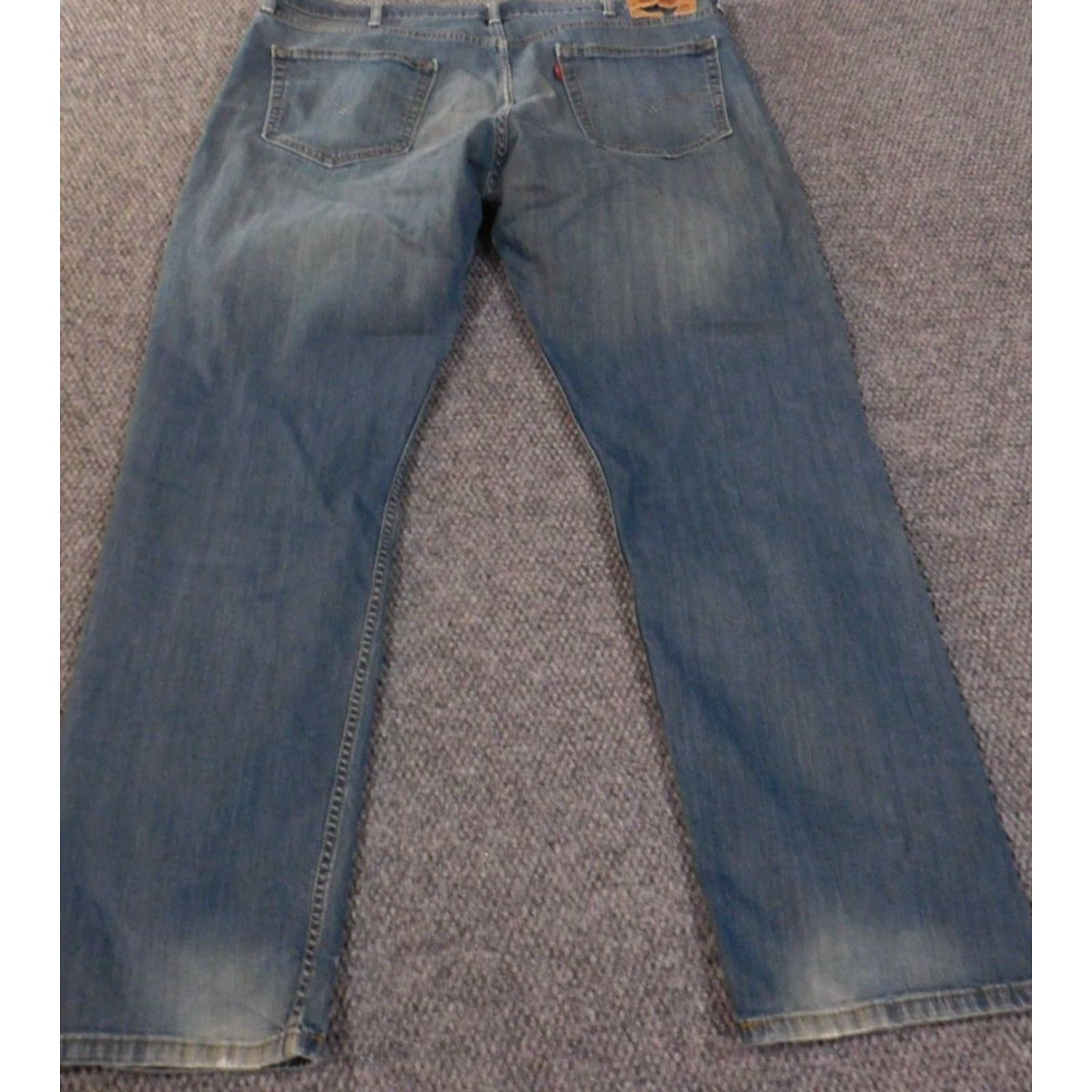 Levi's VINTAGE Levi's 505 Jeans Mens 42x34 Blue Denim Straight Classic Distressed Light Wash Pockets Cowboy 505 Model Levi's 500 Series Size US 42 / EU 58 - 7 Thumbnail