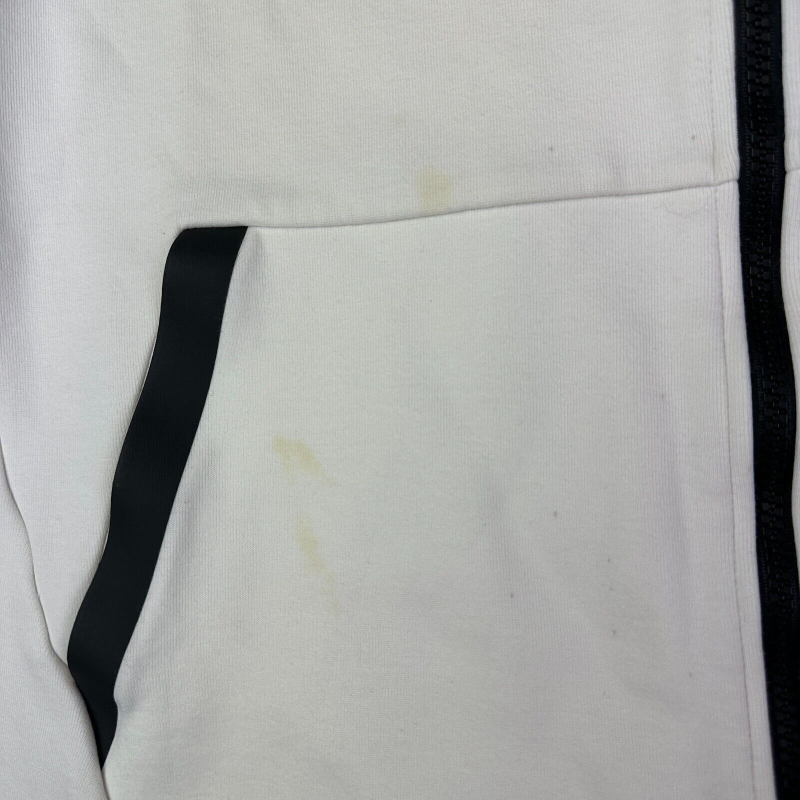 Nike Nike Women's Tech Fleece Size XL White Full Zip Size XL / US 12-14 / IT 48-50 - 2 Thumbnail