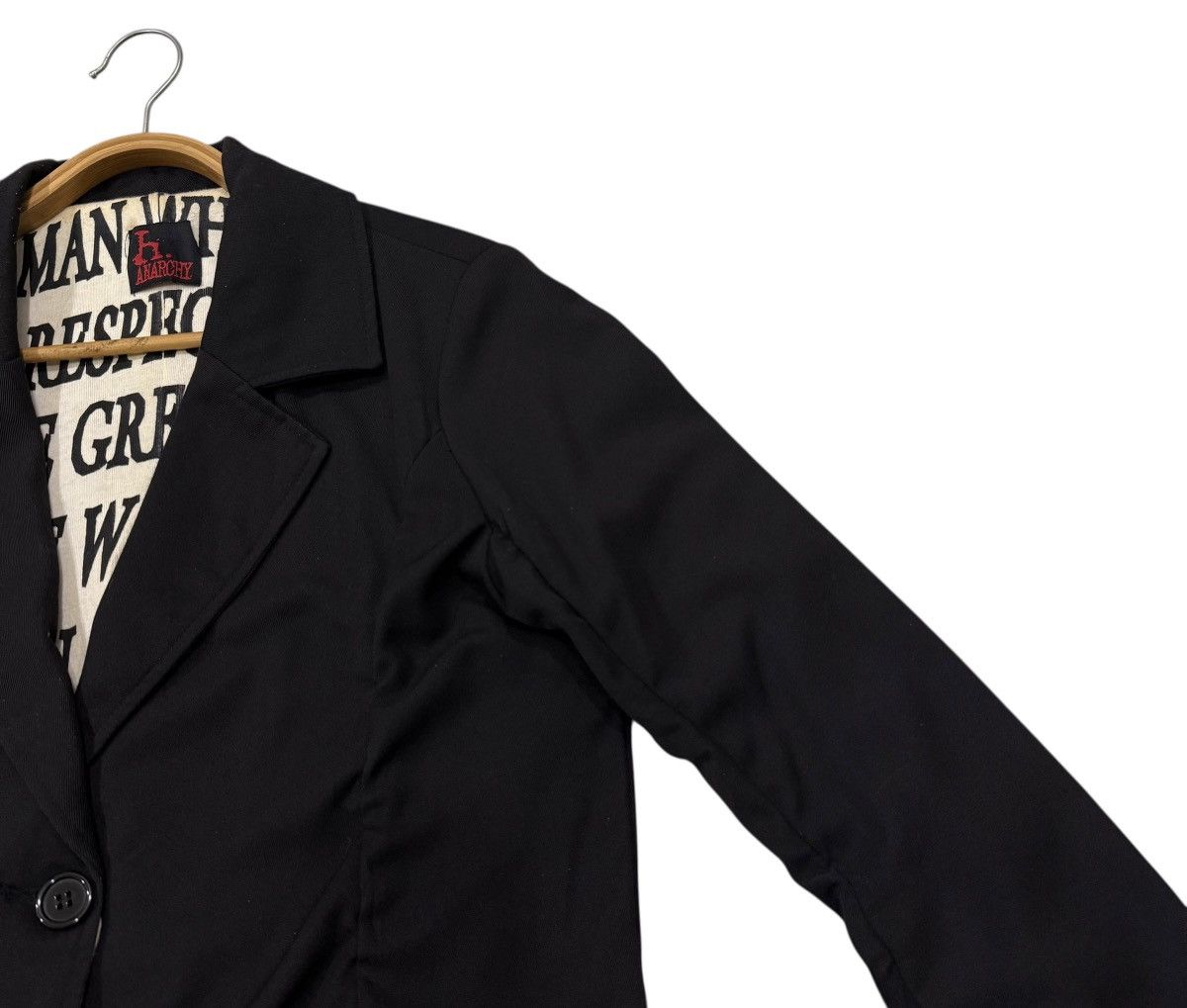 Le Grande Bleu (L.G.B.) Vintage H.Anarchy Wrinkled Seditionaries Buttons Jacket Size US M / EU 48-50 / 2 - 3 Thumbnail