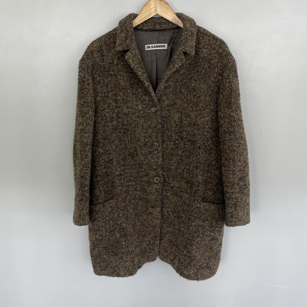 Designer × Jil Sander Wool cardi coat Jil Sander Brown wool alpaca size M Size M / US 6-8 / IT 42-44 - 6 Thumbnail