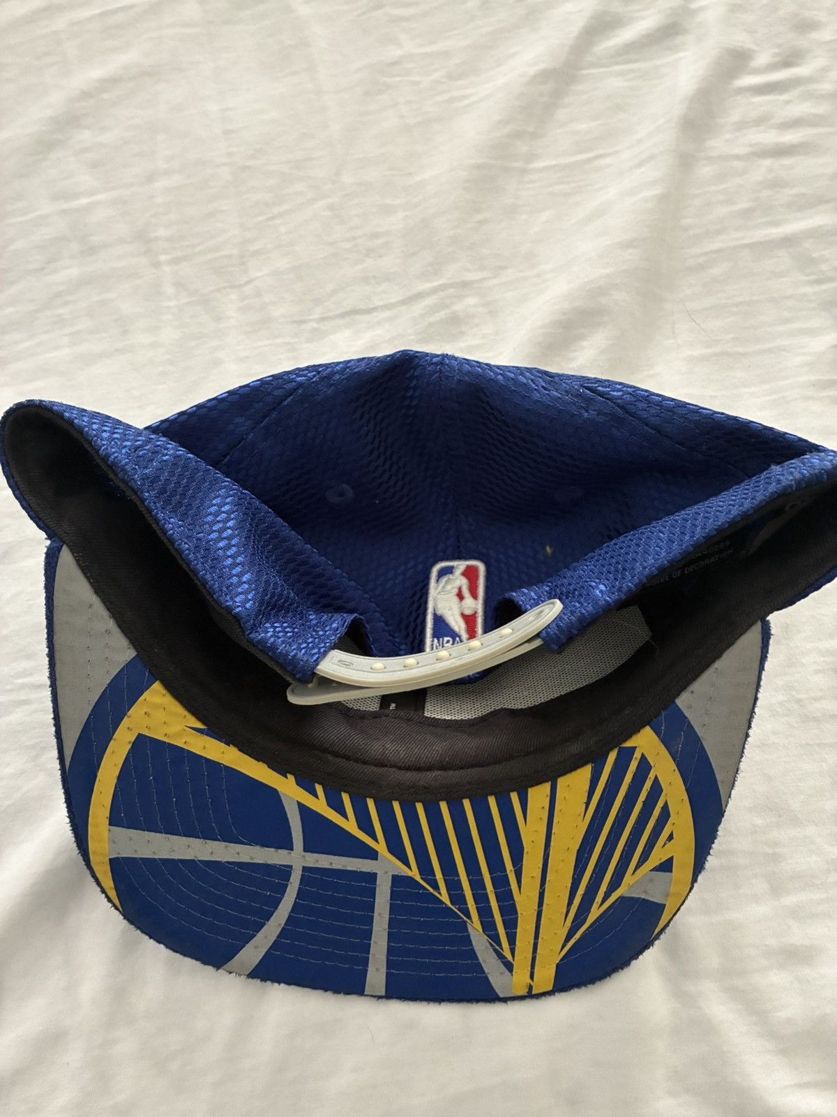 New Era Golden State Warriors blue NBA hat Size ONE SIZE - 3 Thumbnail