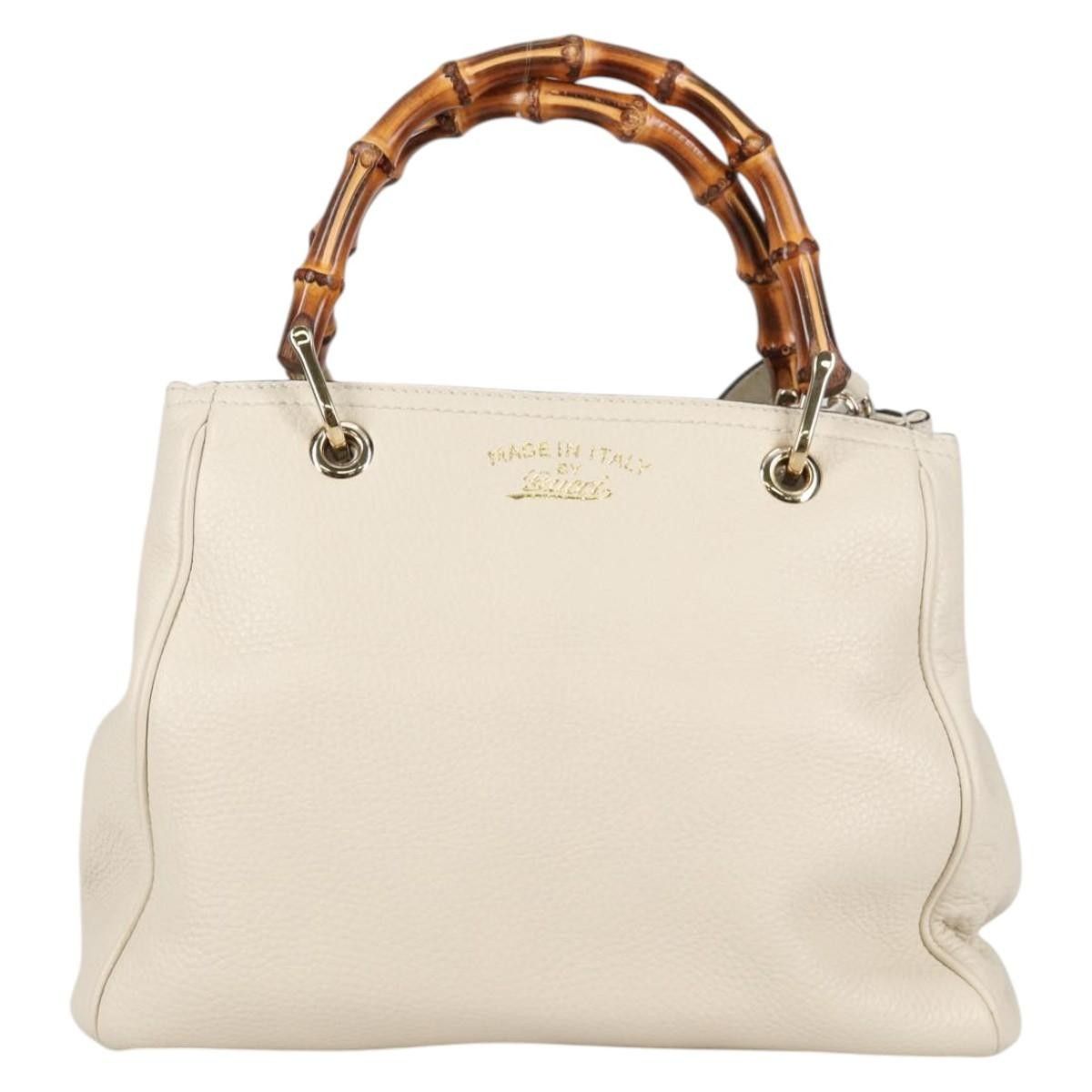 Gucci Gucci Bamboo shopper bag Leather Size ONE SIZE - 1 Thumbnail