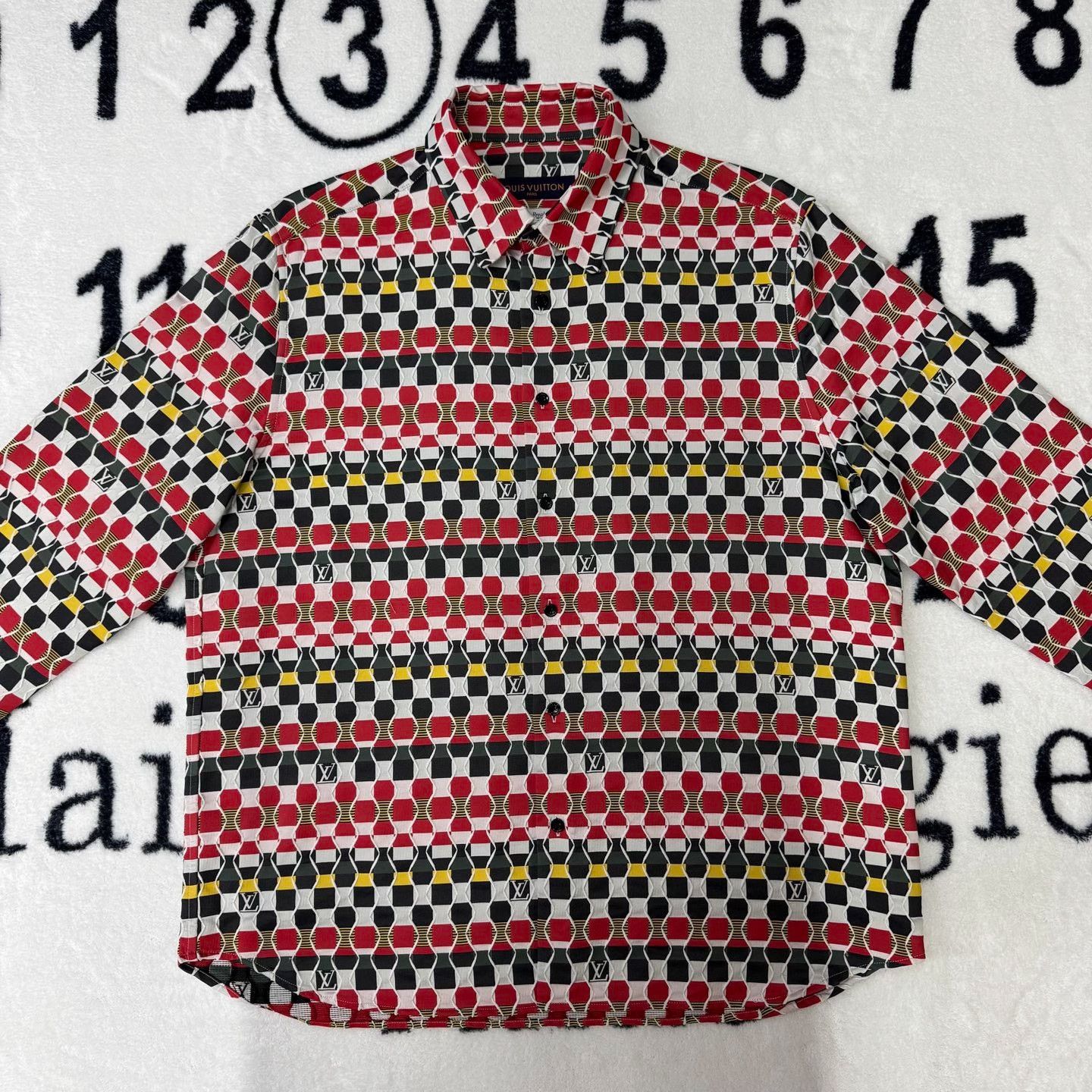 Louis Vuitton Louis Vuitton Plaid Multi Shirt M Men Size US M / EU 48-50 / 2 - 1 Thumbnail