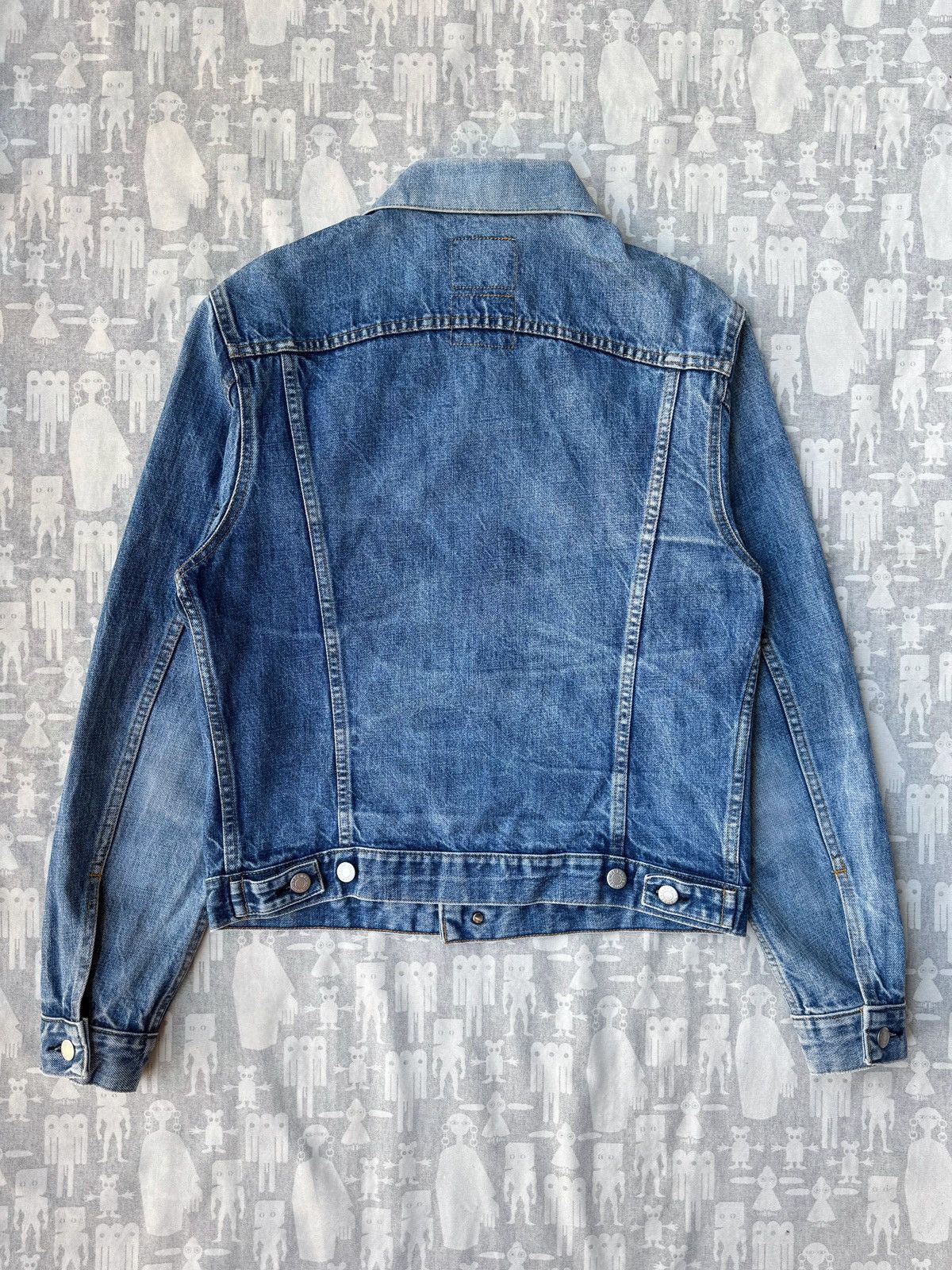 Helmut Lang Helmut Lang 1999 Type III Classic Denim Faded Trucker Jacket Size US S / EU 44-46 / 1 - 6 Thumbnail