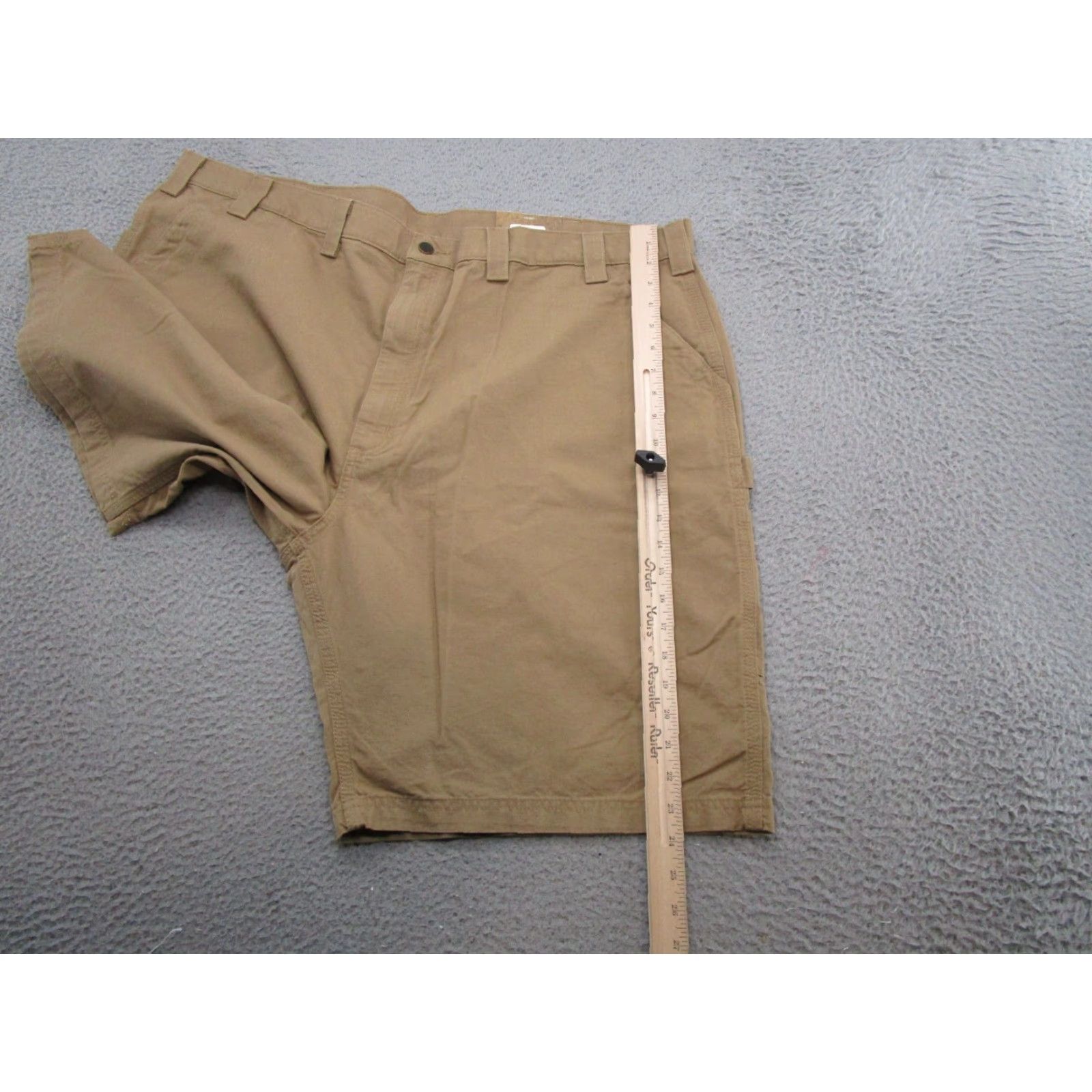 Carhartt Carhartt Original Fit Canvas Work Short Shorts Men’s 48 Brown Cargo 10 Inseam NEW B147 DKH Size US 32 / EU 48 - 7 Thumbnail