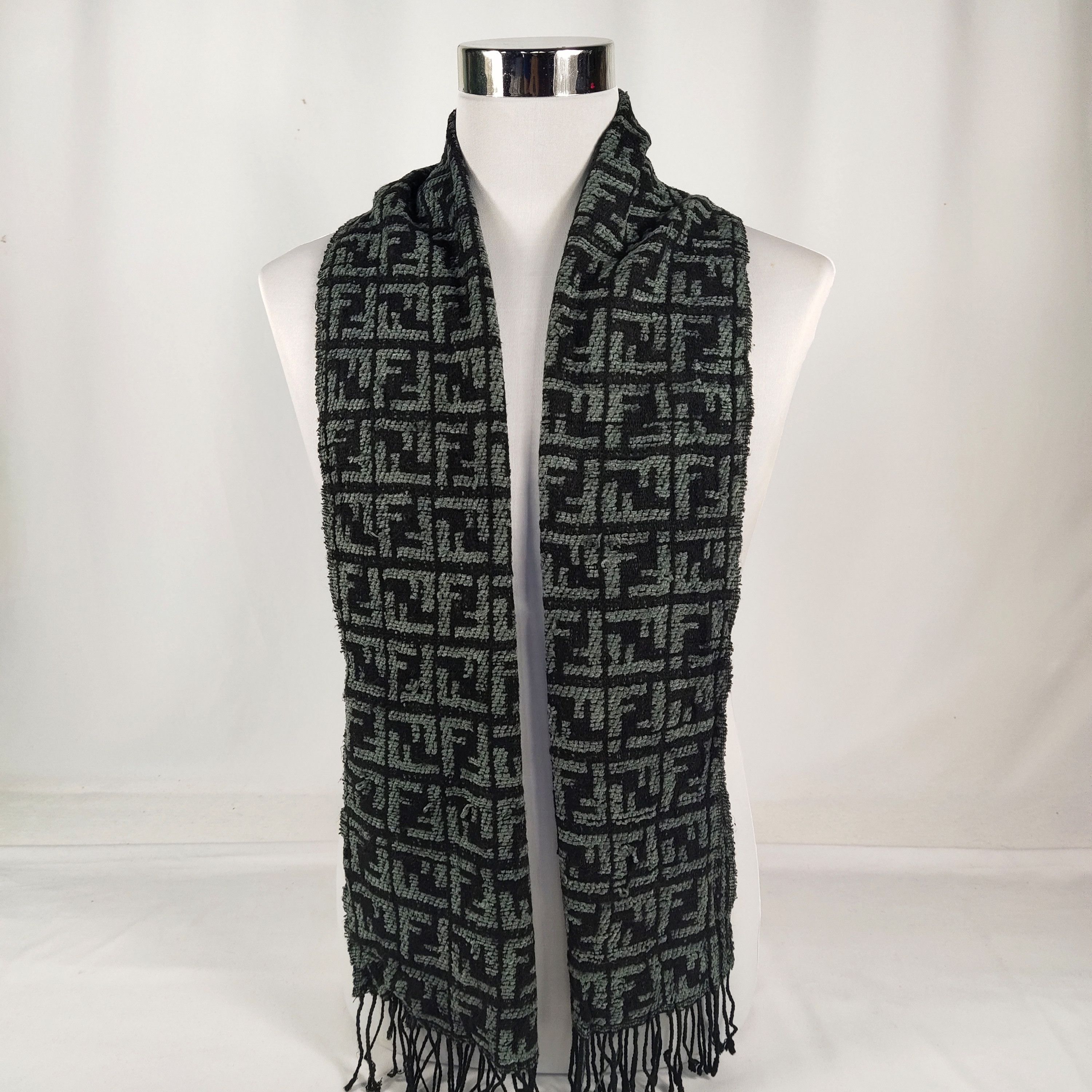 Fendi Monogram Scarf / Muffler / Neckwear M041