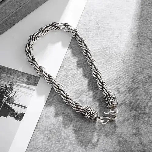 Other Y2k Metal Braided Chain Bracelet Size ONE SIZE - 2 Thumbnail