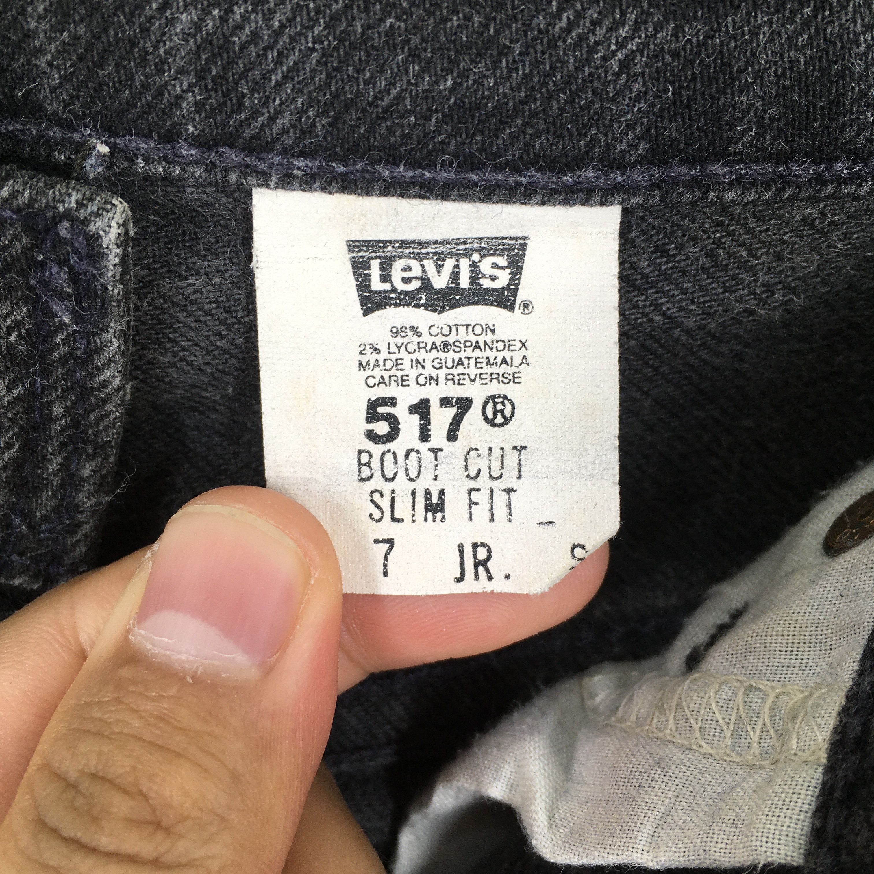 Levi's Size 27x28.5 Vintage Levi' 517 Flare Bootcut Jeans S2022 Size 27" / US 4 / IT 40 - 8 Thumbnail