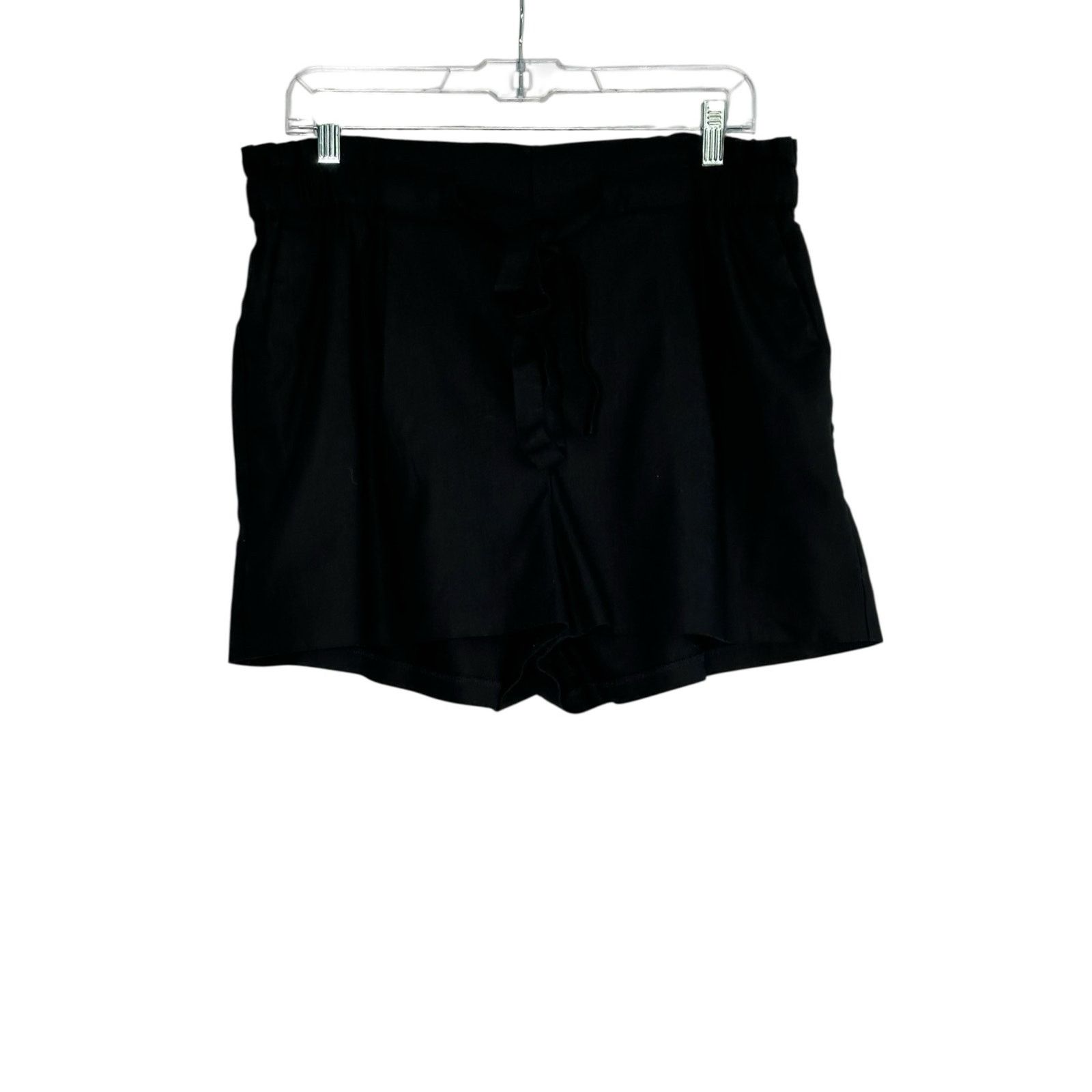 Express Express black high rise belted pleated shorts size large Size 34" / US 12 / IT 48 - 11 Thumbnail