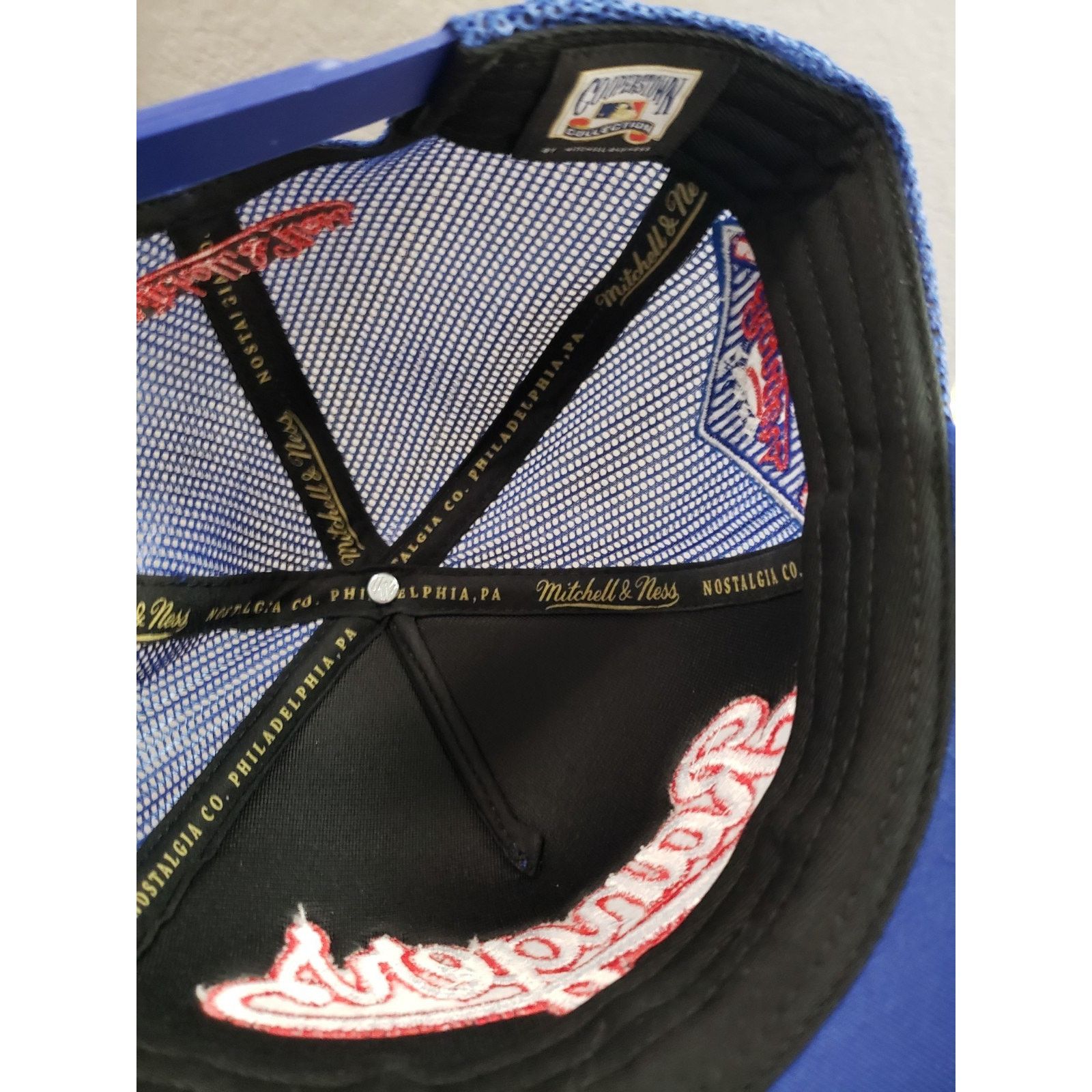 Mitchell & Ness Texas Rangers Hat Arlington Stadium Trucker Mitchell & Ness Size ONE SIZE - 5 Thumbnail