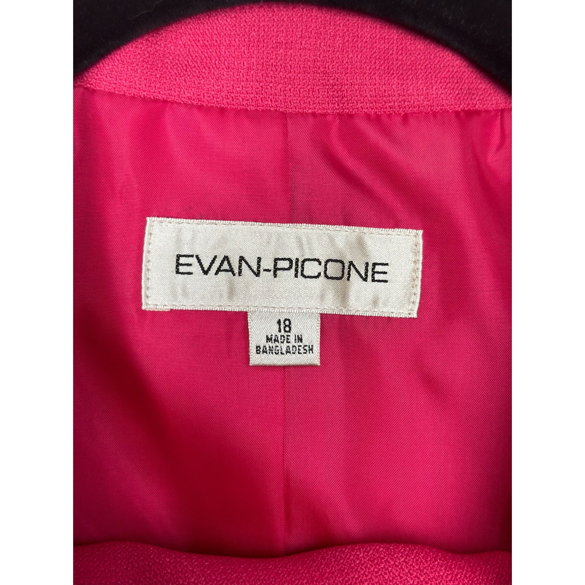Evan Picone Evan Picone Women's Pink 2-Piece Skirt Suit Set Blazer & Ski Size 40" / US 18 - 9 Thumbnail