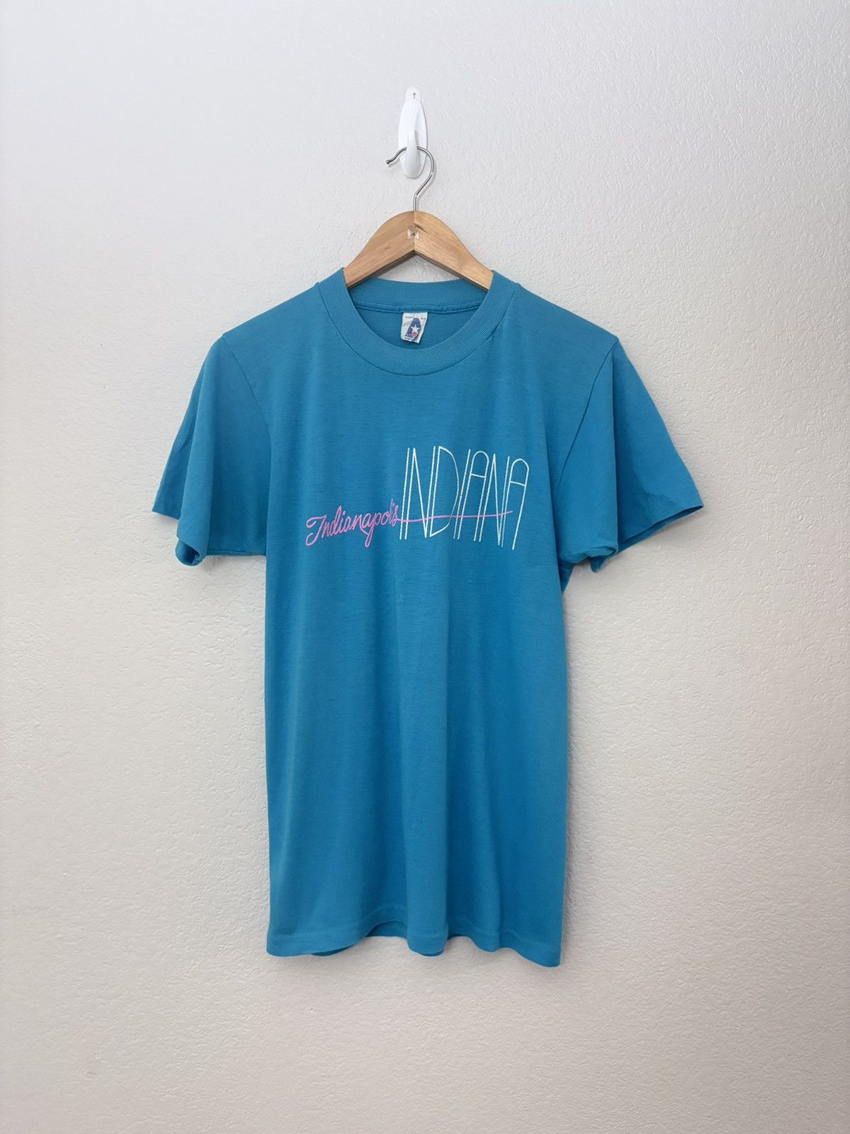 Vintage 80’s Indianapolis, Indiana Vintage Single Stitch 50/50 Tee Size US M / EU 48-50 / 2 - 1 Thumbnail