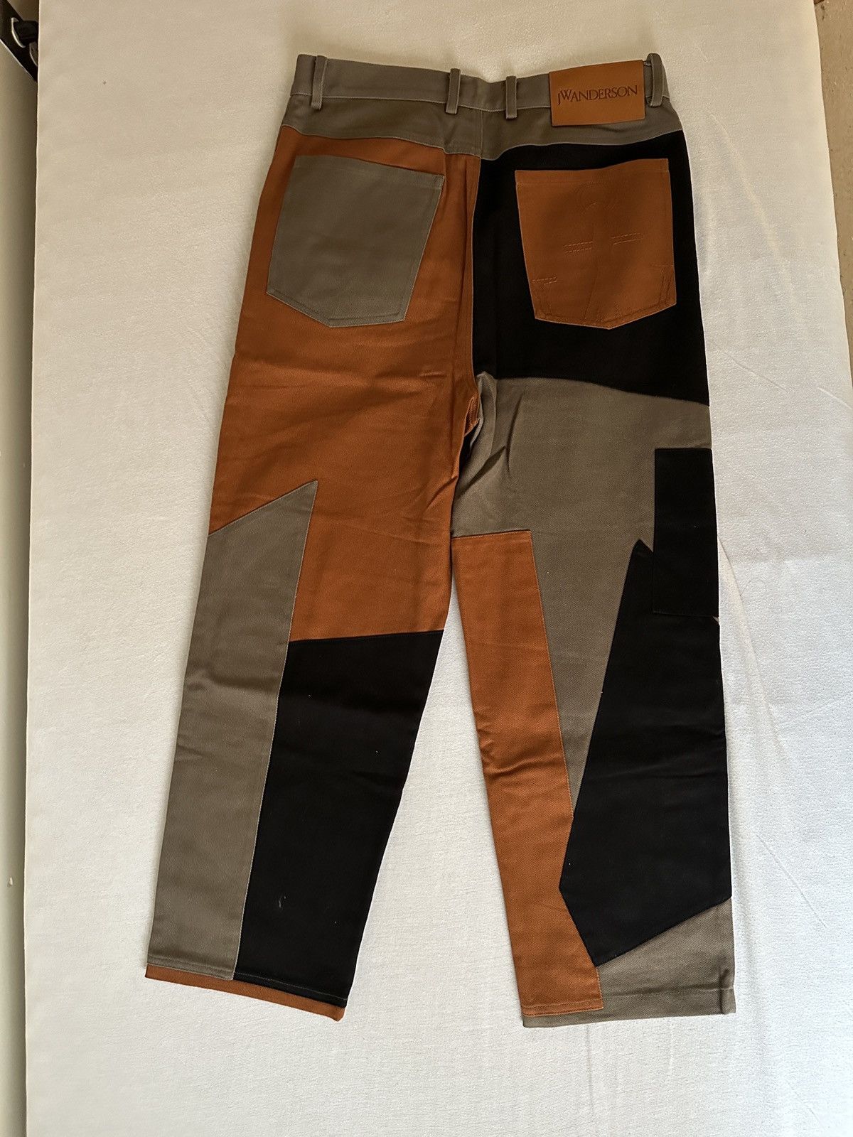 JW Anderson J.W. Anderson Khaki Patchwork Fatigue Trousers Size US 38 / EU 54 - 3 Thumbnail