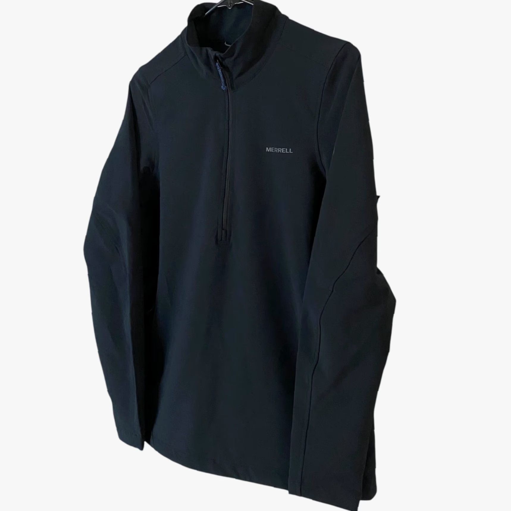 Merrell Merrell 1/2 Zip Soft-Shell Jacket Black Women's Small Water-Resistant Activewear Size S / US 4 / IT 40 - 3 Thumbnail
