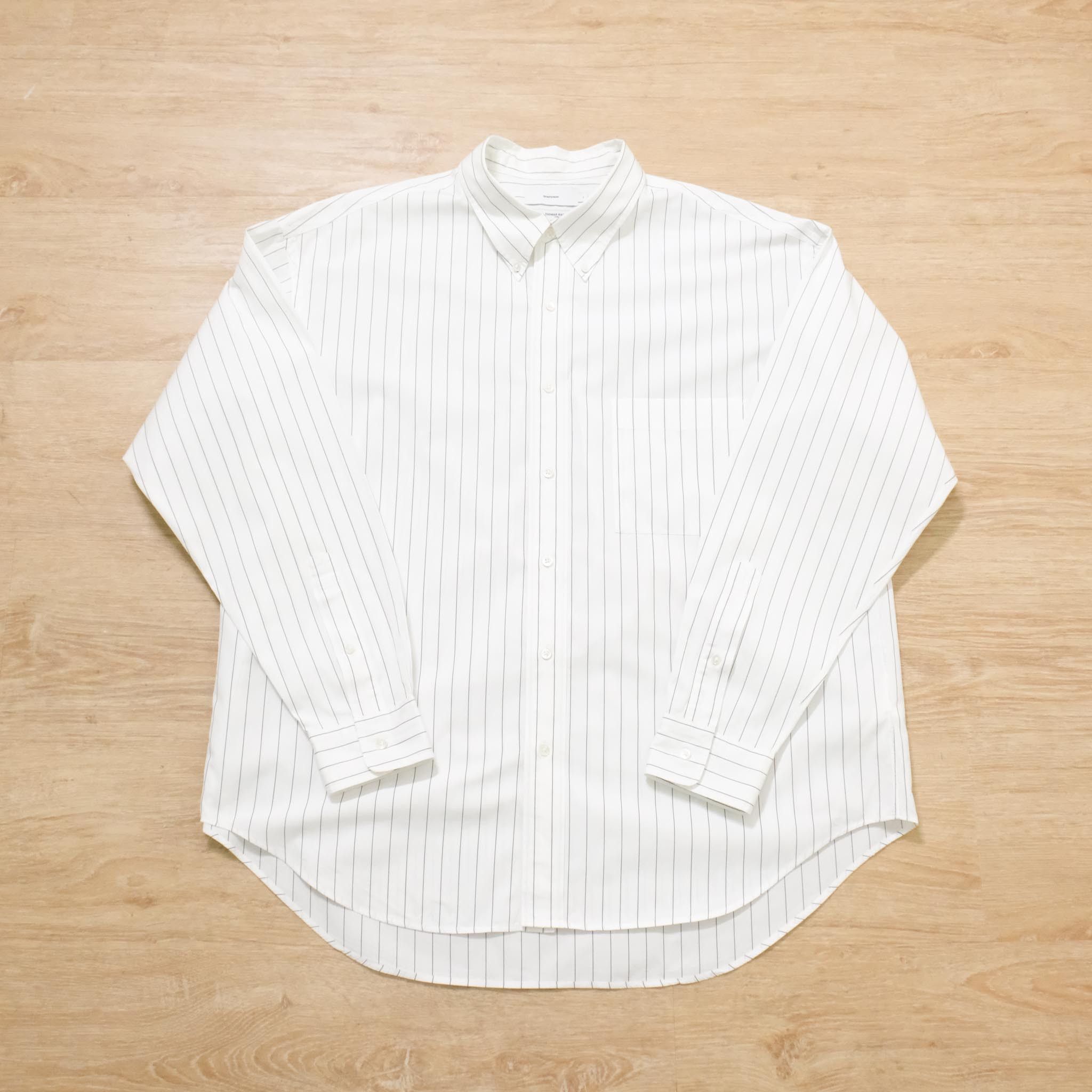 Graphpaper 【GRAPHPAPER / THOMAS MASON LS BD SHIRT WHITE / SIZE 3 