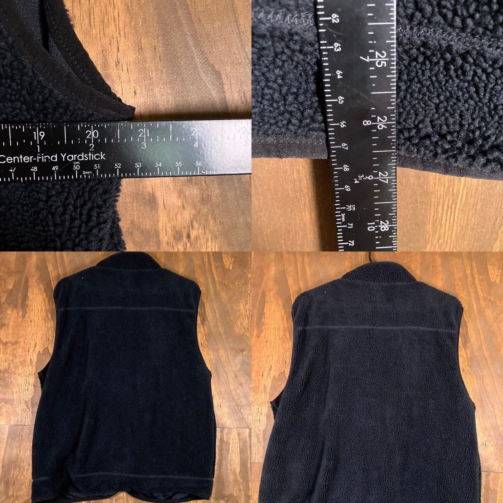 Aeropostale AeroPostale Mens Jacket Black Gray Fleece Outdoor Vest Zip Pockets XL Size US XL / EU 56 / 4 - 8 Thumbnail