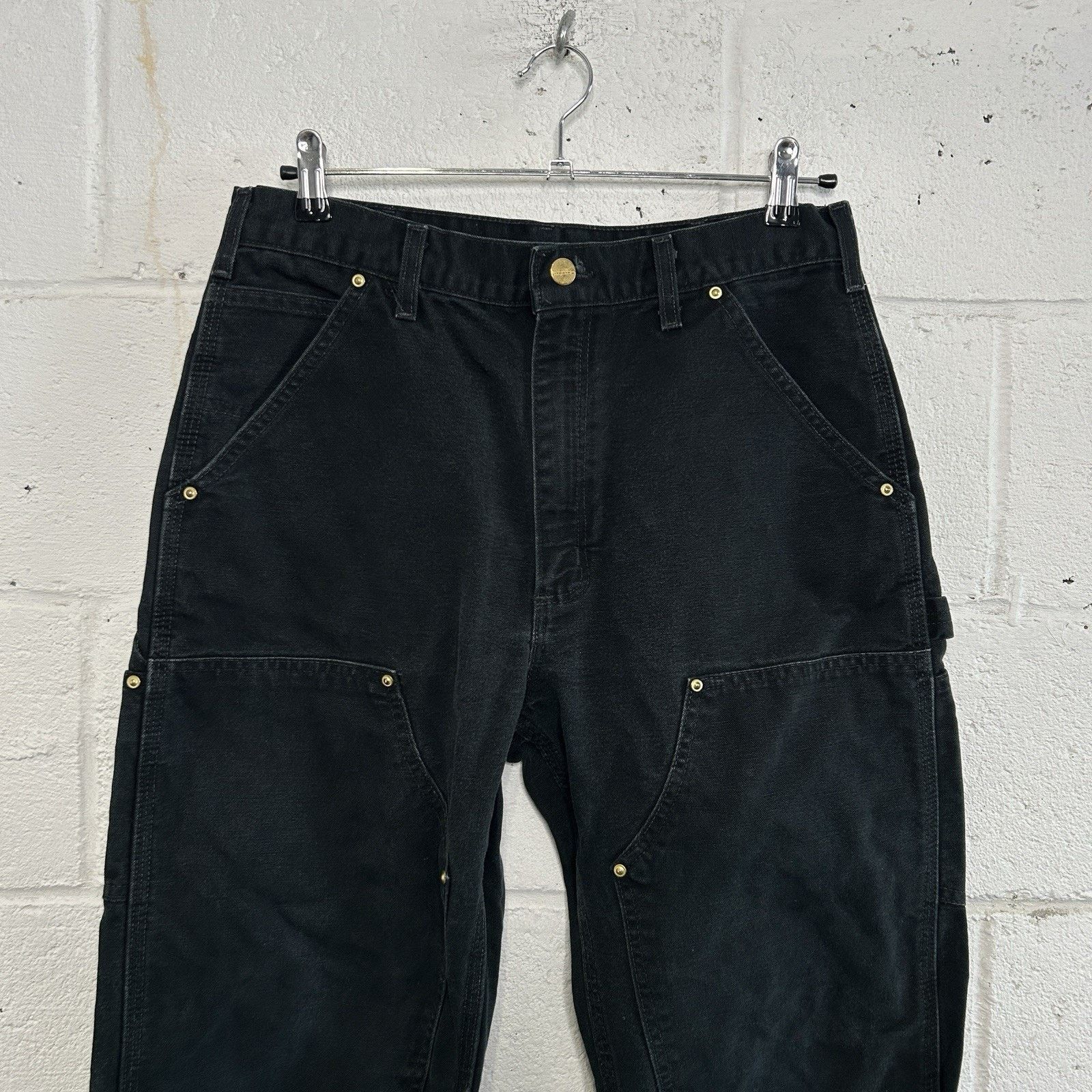 Carhartt Vintage Carhartt DoubleKnee Carpenter Pants “Black” B01 BLK Size US 32 / EU 48 - 3 Thumbnail