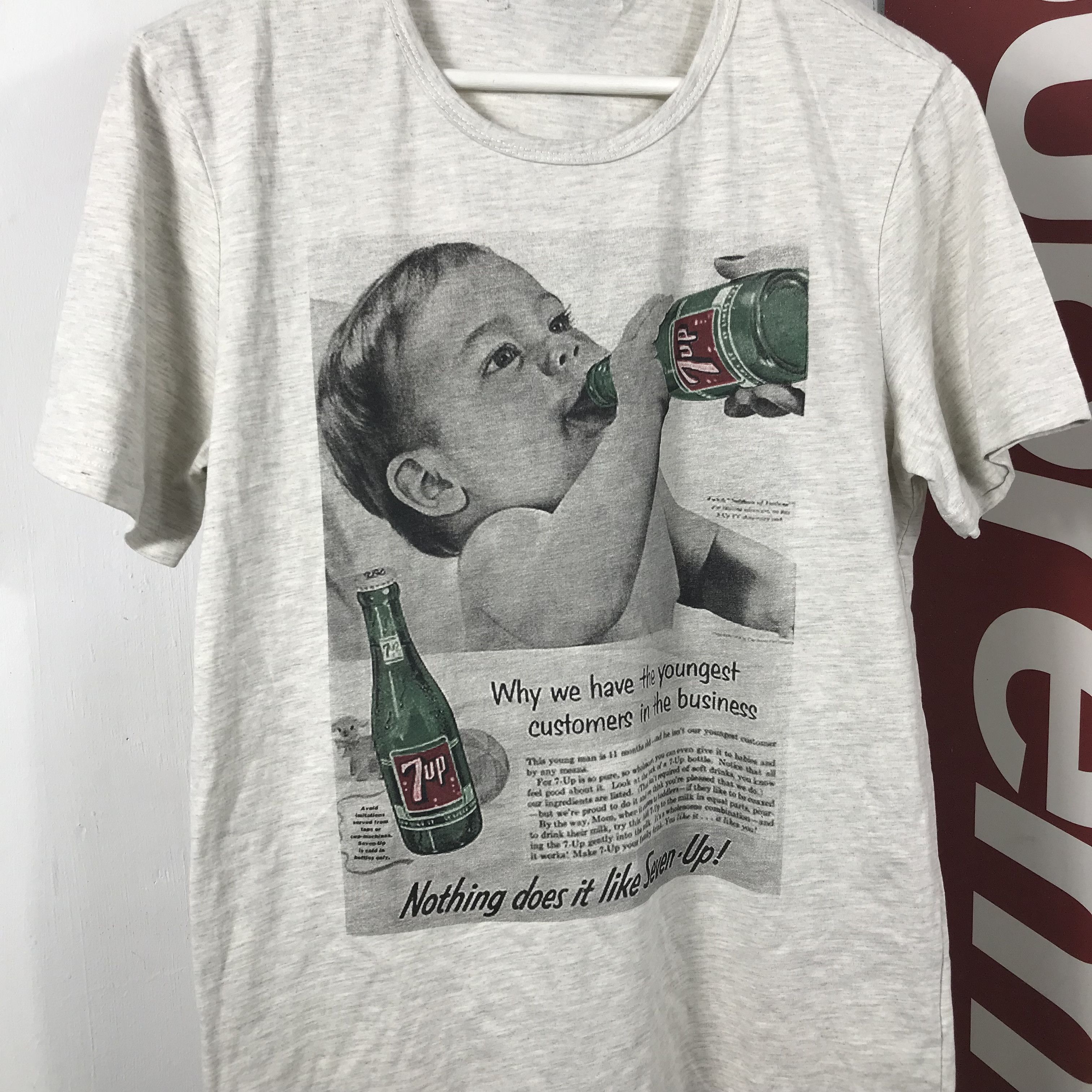 Vintage Vintage 7UP Promo Humor Tee Size US M / EU 48-50 / 2 - 3 Thumbnail