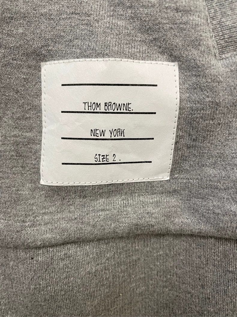 Thom Browne Thom browne High-priced gray stitching nylon zipper jacket Size US M / EU 48-50 / 2 - 5 Thumbnail
