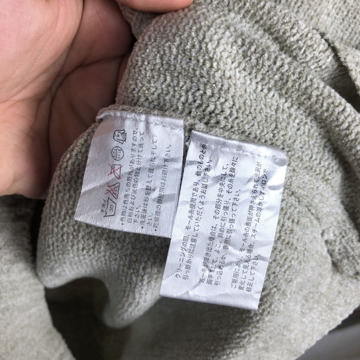 Homespun Knitwear × Japanese Brand Navy Producer Grey sweatshirt Knitwear #A1771 Size US L / EU 52-54 / 3 - 12 Thumbnail