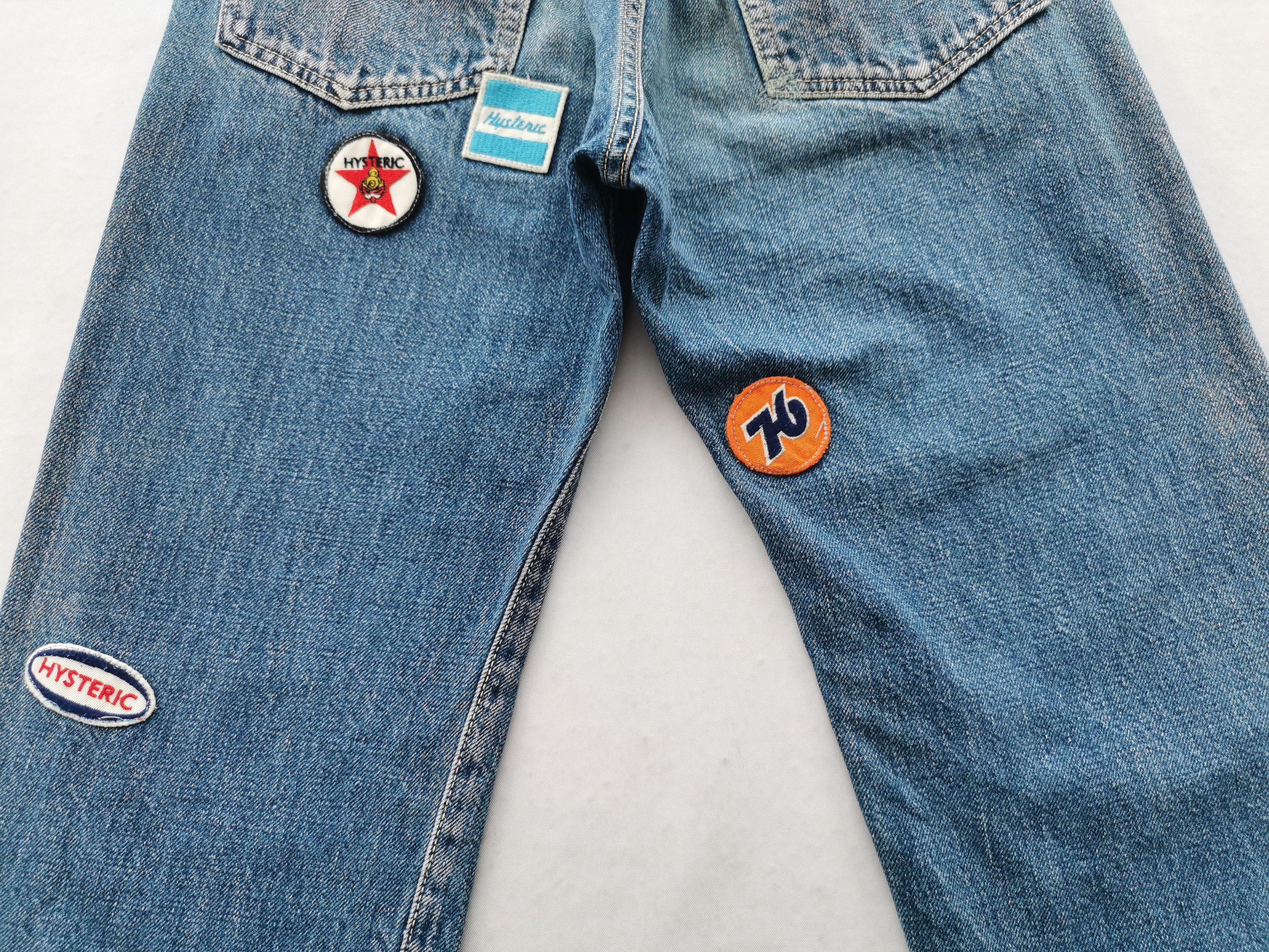 Hysteric Glamour Vintage 90s Hysteric Glamour Selvedge Patch Denim Size 23" - 6 Thumbnail