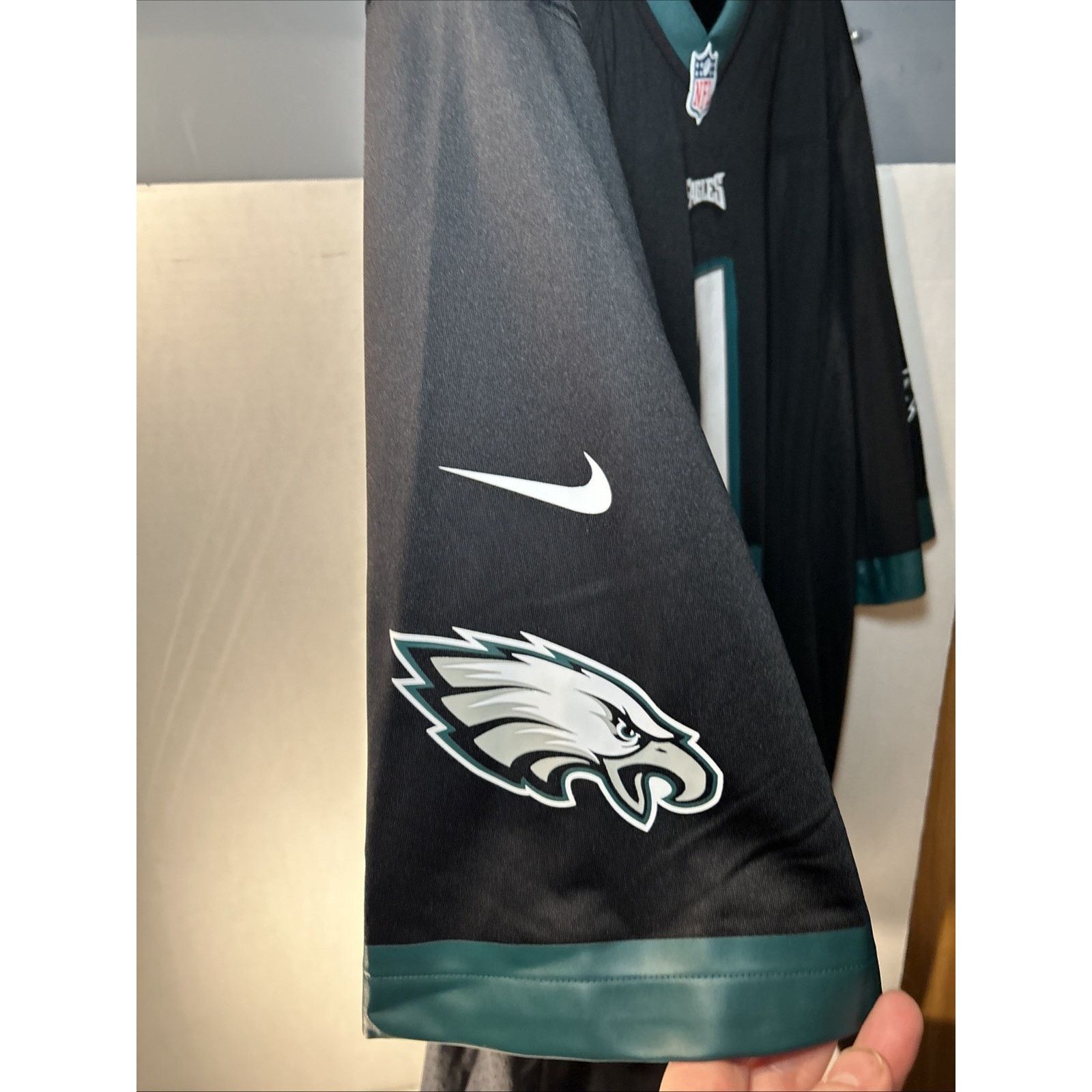 Nike Nike Jalen Hurts Eagles Jersey 3XL Black Vapor Size US XXL / EU 58 / 5 - 4 Thumbnail