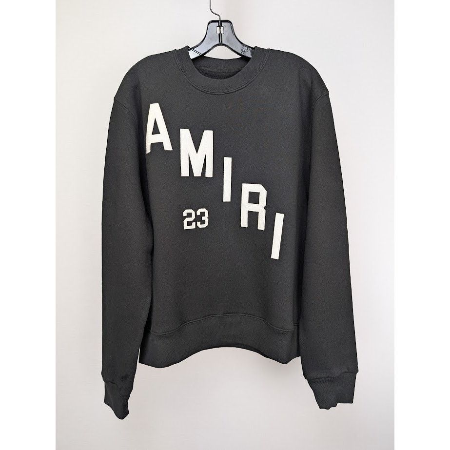 Amiri o1rshd1 Amiri Hockey Crewneck Sweatshirt in Black Size US S / EU 44-46 / 1 - 1 Thumbnail