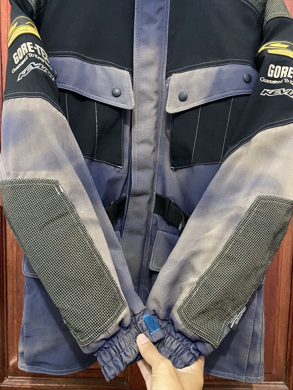 Goretex × Japanese Brand × Sports Specialties 🔥Taichi Rs Goretex Schoeller Riding Jacket Sun faded Size US L / EU 52-54 / 3 - 4 Thumbnail