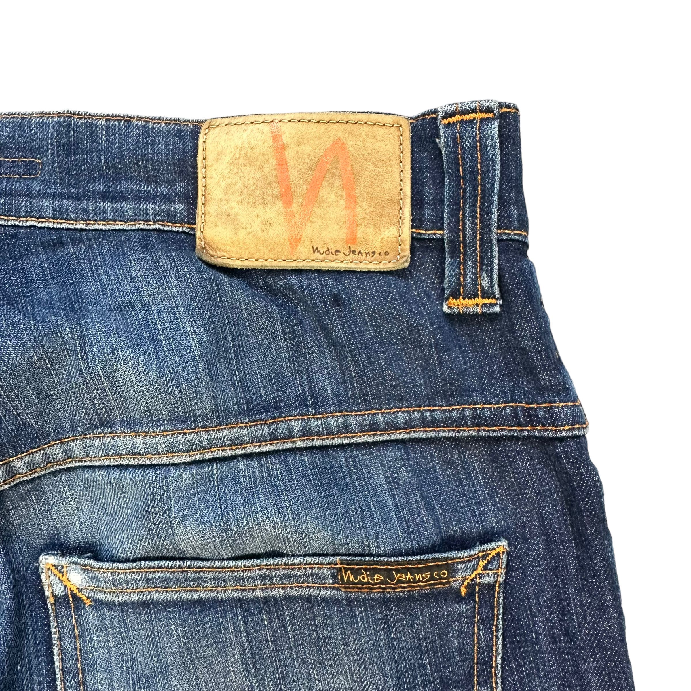 Japanese Brand TRASHED🔥 NUDIE JEANS DENIM PANTS #7463-147 Size US 30 / EU 46 - 15 Thumbnail
