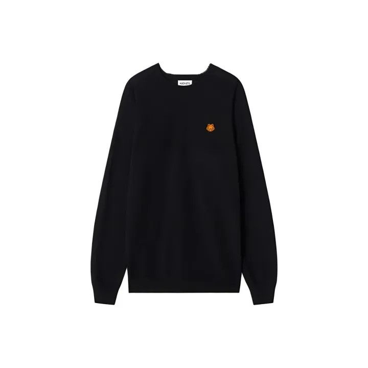 KENZO Black Knit Sweatshirt for Men 0079