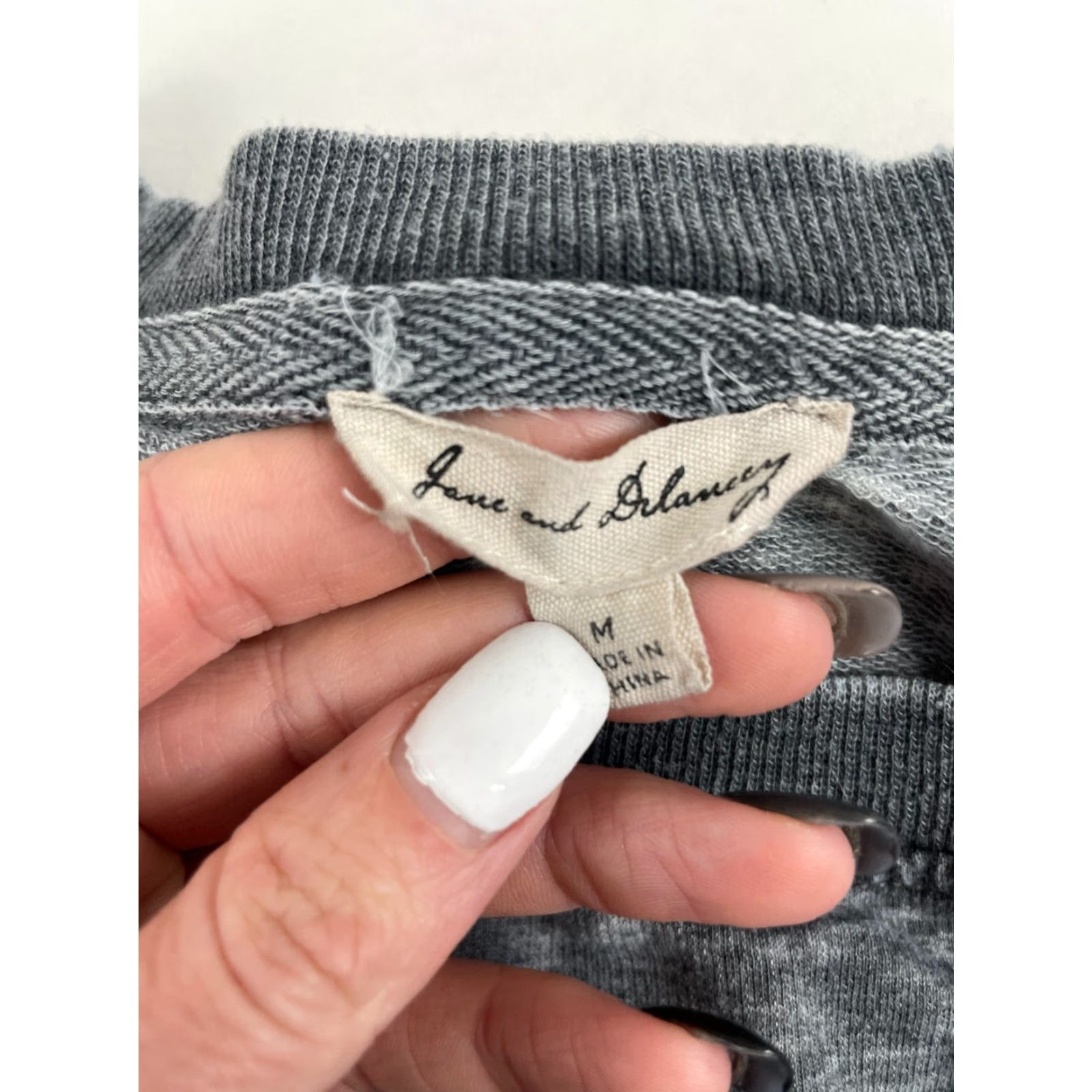 Vintage Jane and Delancey Sweater Women's Medium Gray Pullover Womens Size M / US 6-8 / IT 42-44 - 6 Thumbnail