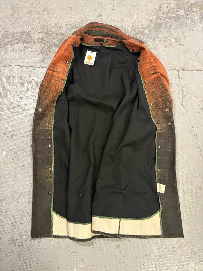 Roberto Cavalli AW2004 Cavalli Sunset Orange Faded Trench Coat Size S / US 4 / IT 40 - 7 Thumbnail