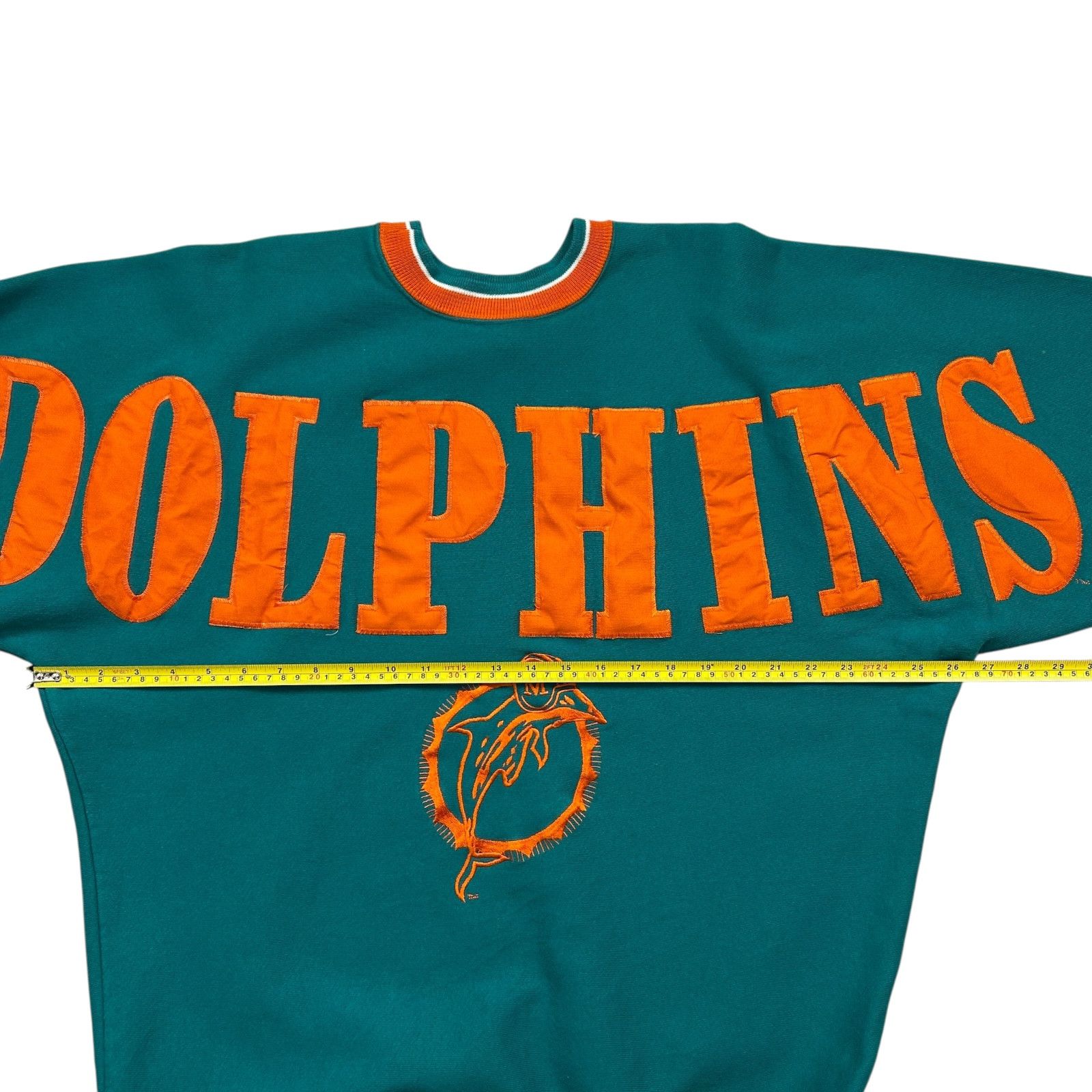 NFL VTG 90s NFL MIAMI DOLPHINS LEGENDS SPELL OUT SWEATSHIRT Size US XL / EU 56 / 4 - 13 Thumbnail