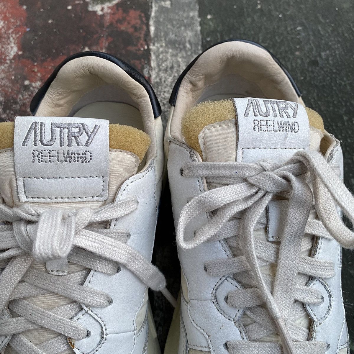 AUTRY AUTRY reelwind leather white black Size US 9 / EU 42 - 4 Thumbnail
