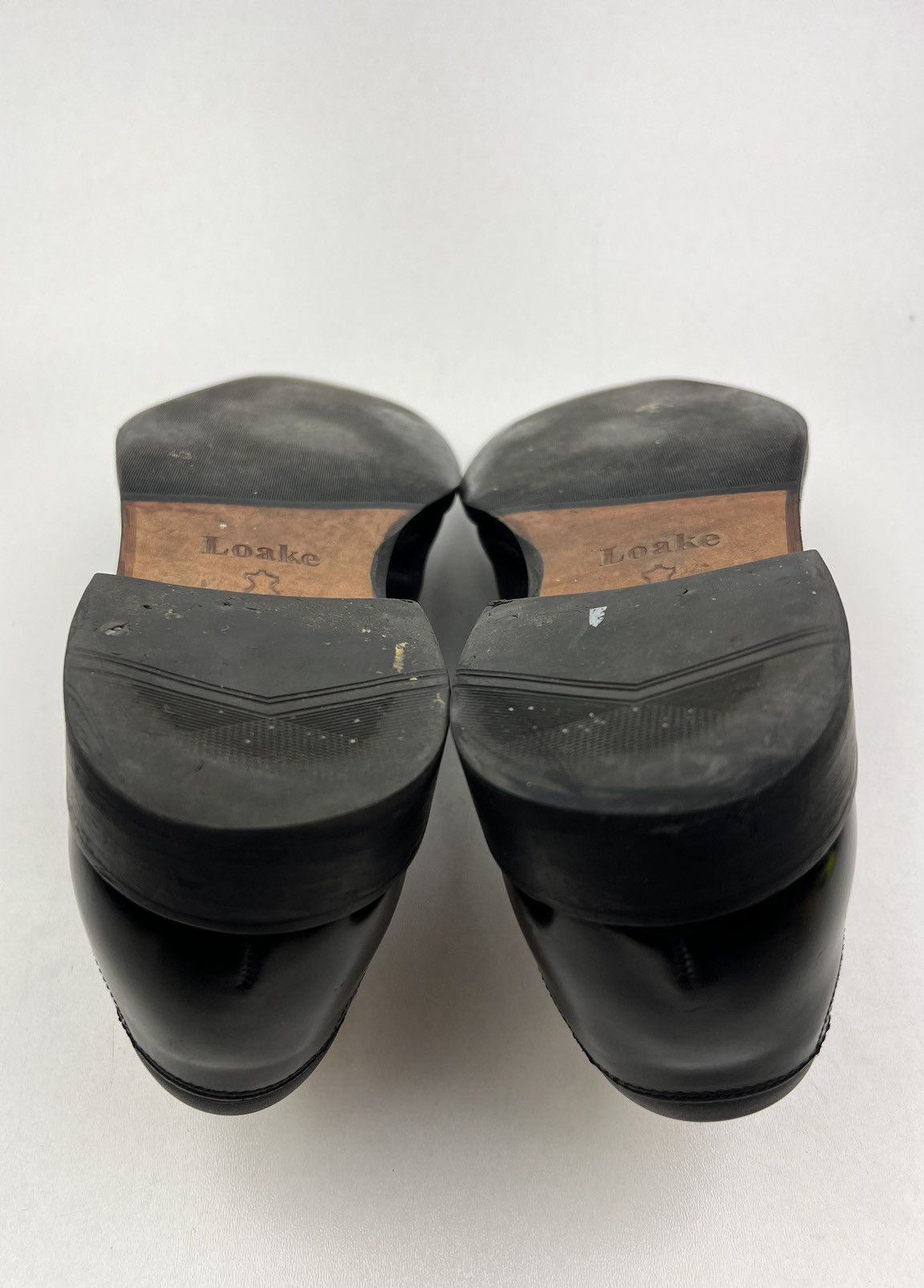Loake LOAKE Oxfords Leather Shoes Lace Up Woodstock Black Men’s Size US 8.5 / EU 41-42 - 12 Thumbnail