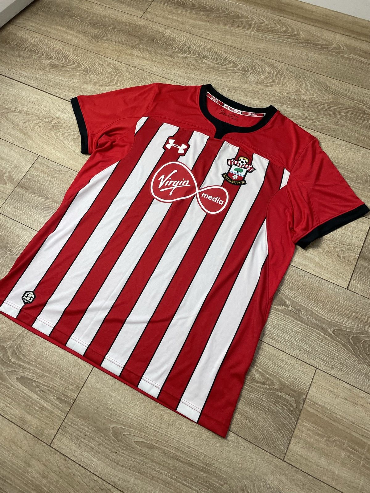 Under Armour Southampton Home football shirt 2018 - 2019 Under Armour Size US XXL / EU 58 / 5 - 2 Thumbnail