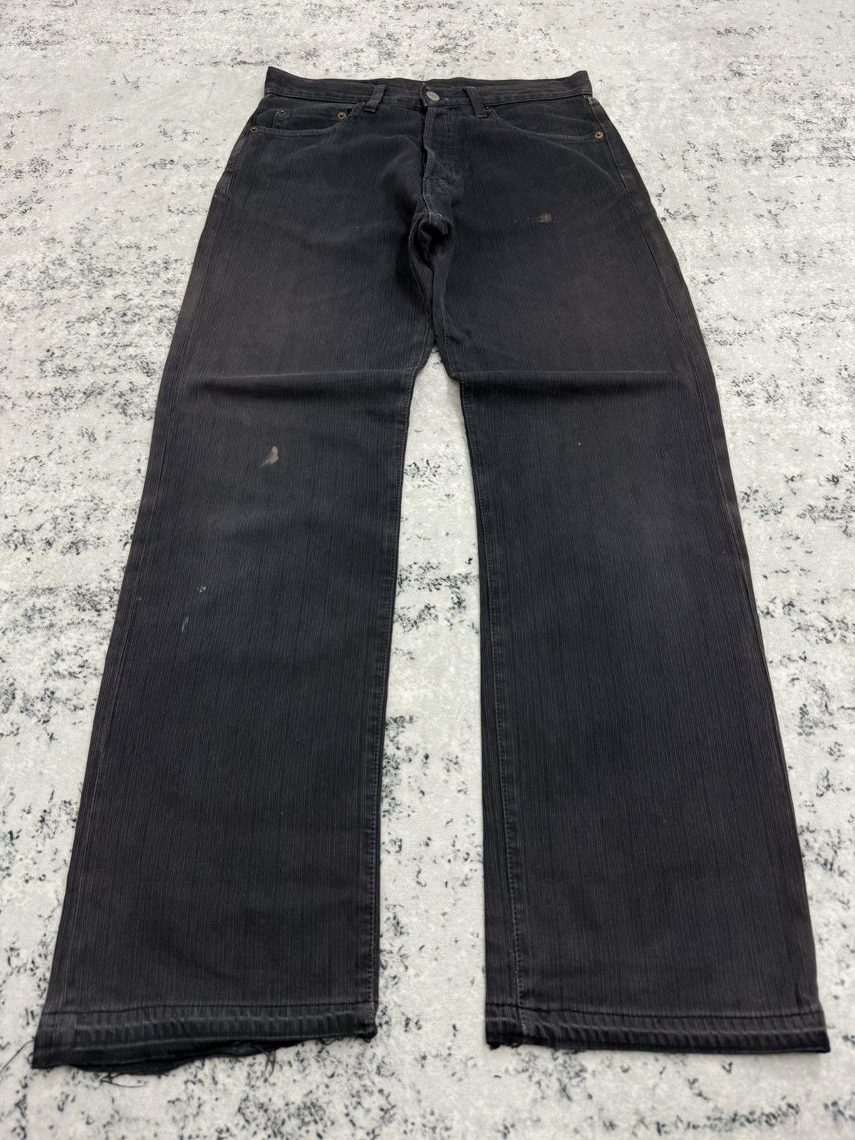 Studio D'Artisan Vintage STUDIO DARTISAN Striped Distressed Faded Release Hem Size US 29 - 1 Thumbnail