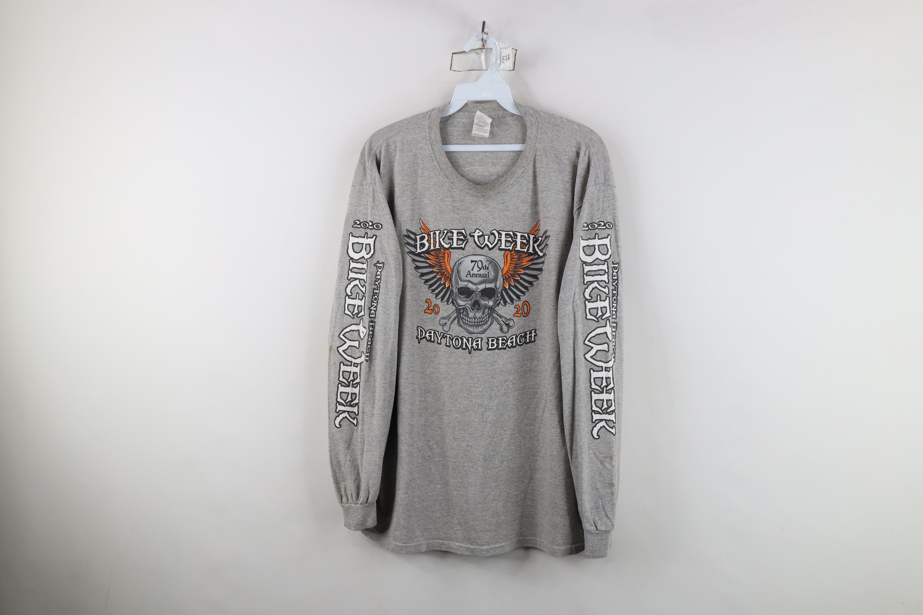 Vintage Y2K Beach Bike Week Skull Crossbones Long Sleeve Shirt Size US L / EU 52-54 / 3 - 1 Thumbnail