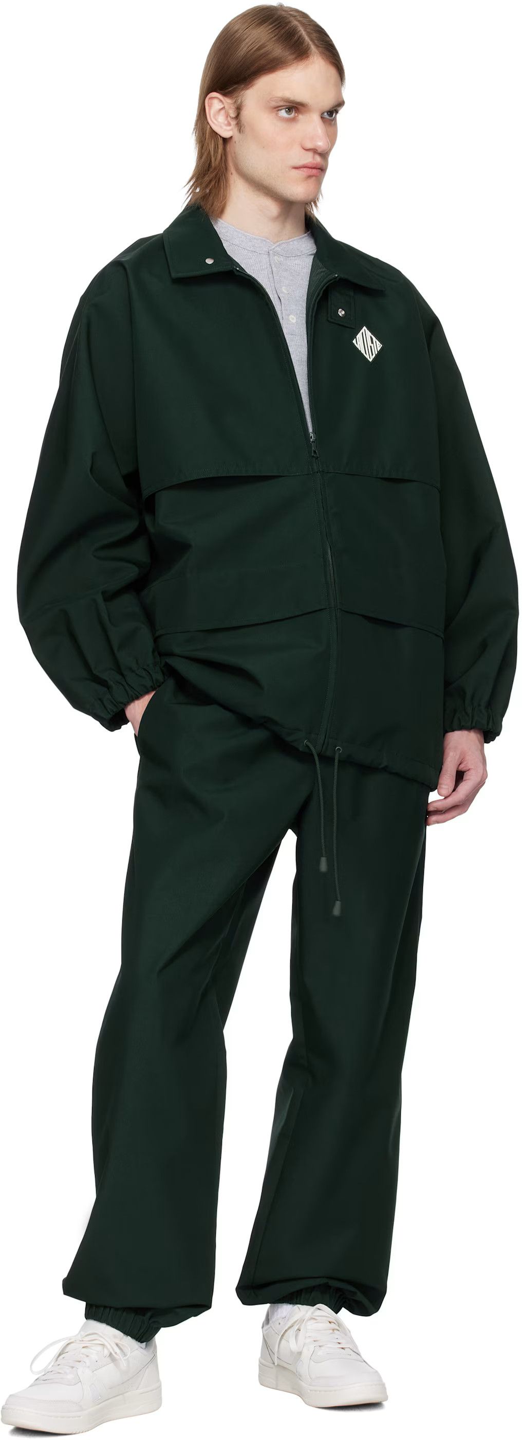 Lacoste Lacoste Green Runway Oversized Twill Trousers Size US 36 / EU 52 - 4 Thumbnail