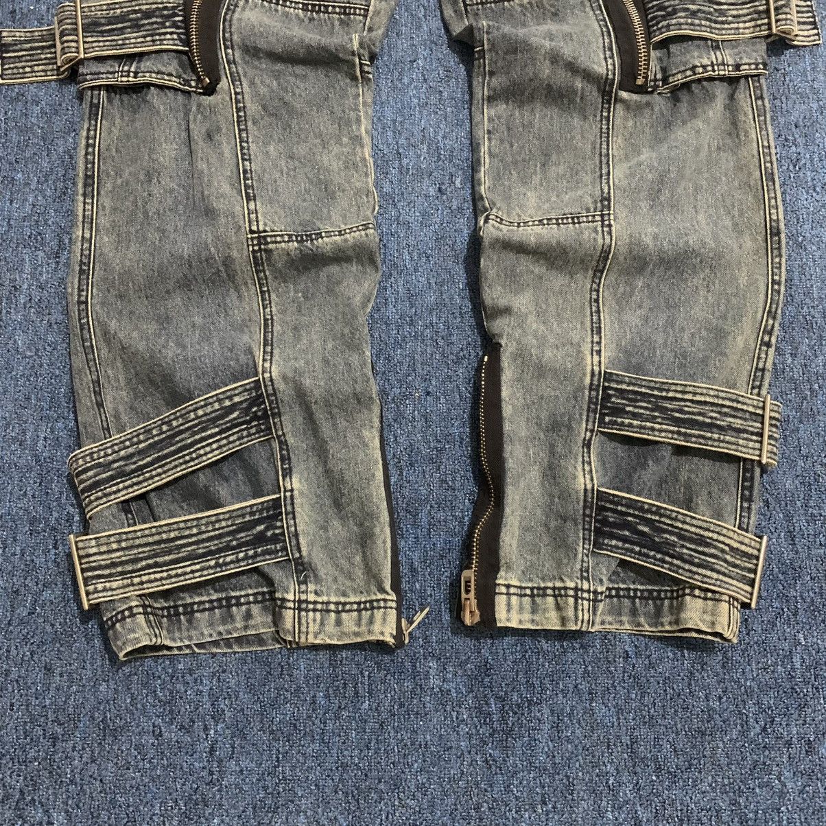 Japanese Brand Vtg denim cargo pants grunge style Size US 35 - 6 Thumbnail