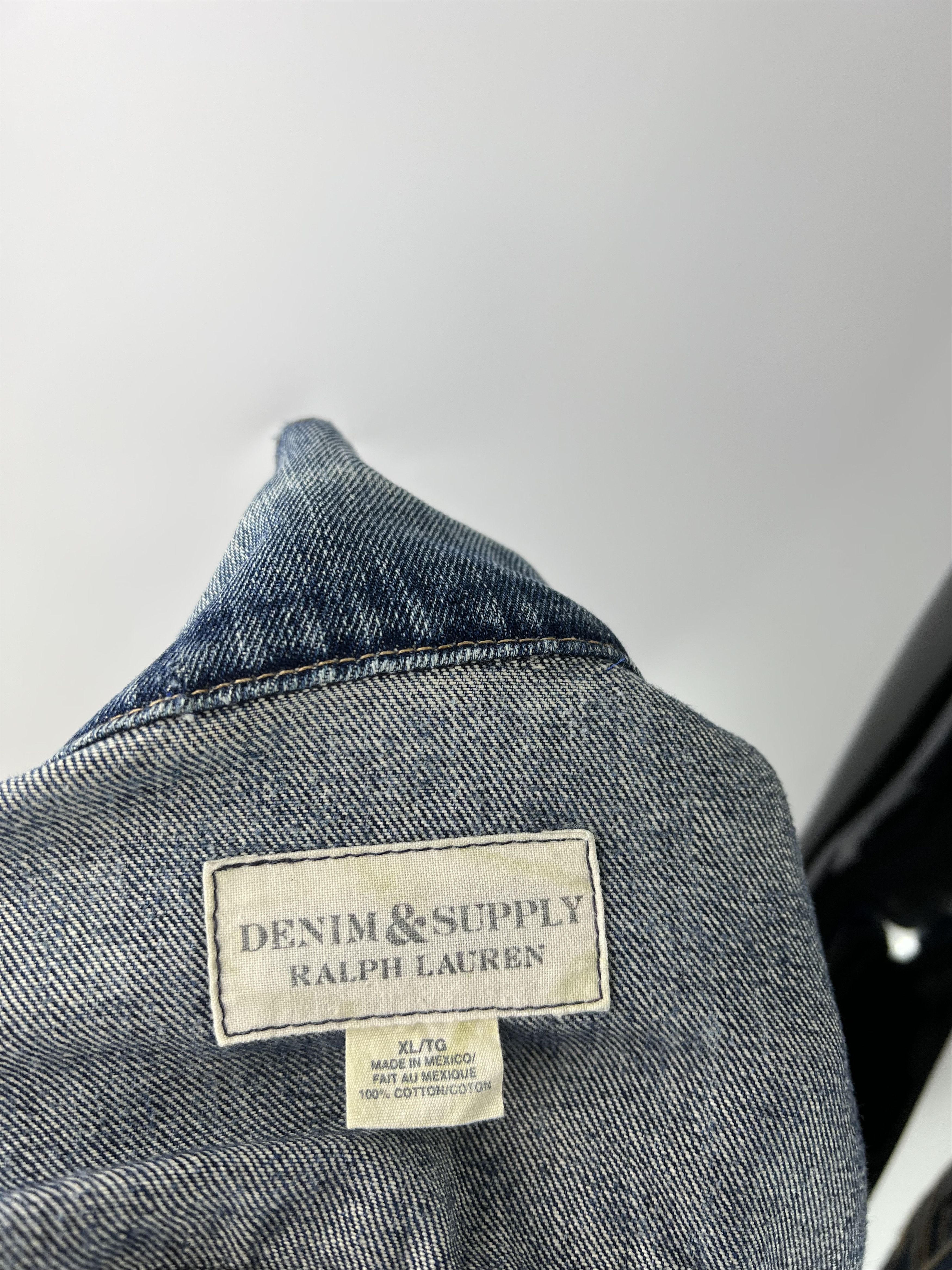 Denim & Supply Ralph Lauren Denim Supply Ralph Lauren Distressed Denim Jacket Size L/XL Size US L / EU 52-54 / 3 - 4 Thumbnail
