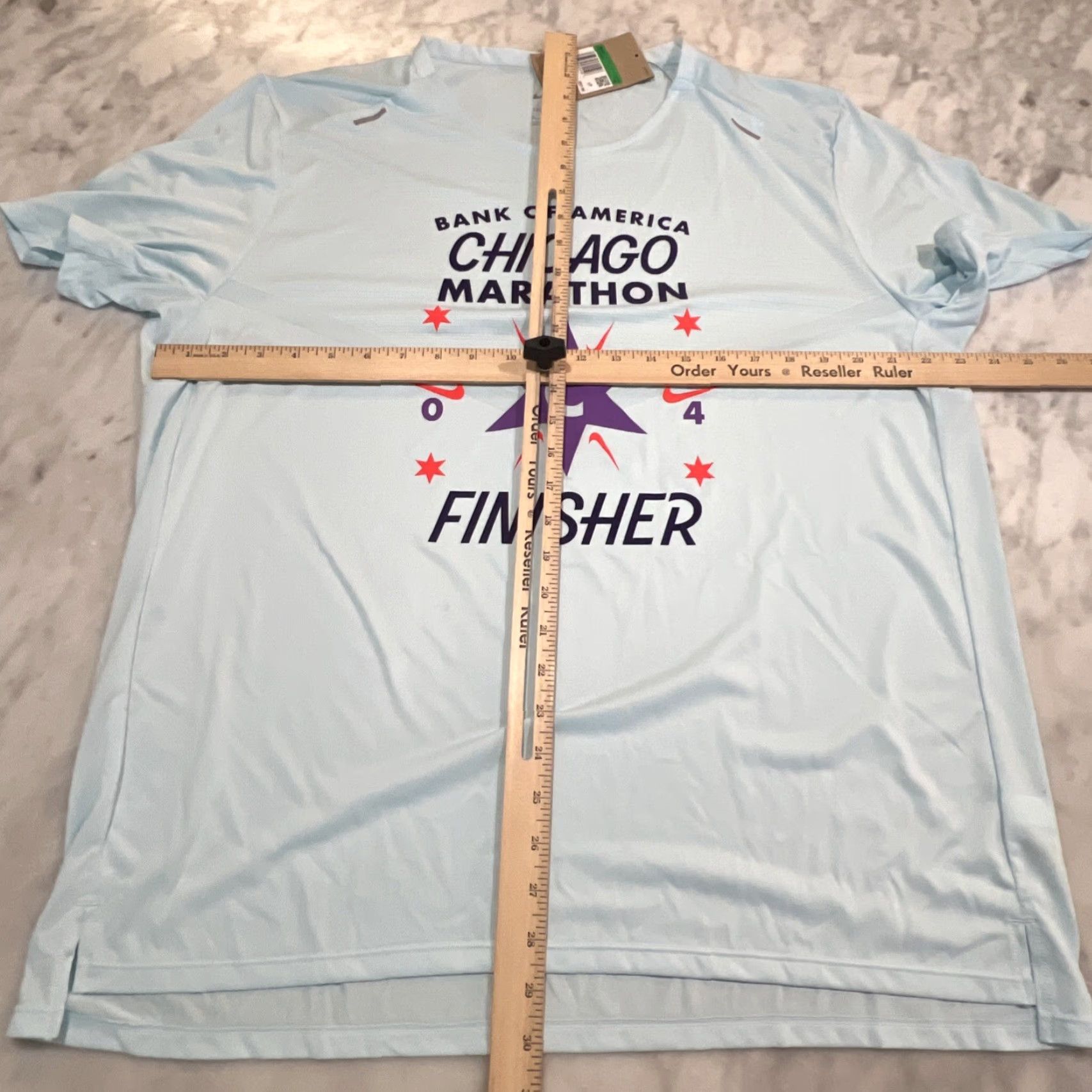 Nike Nike Running 365 Chicago Marathon 2024 Finisher Shirt Men XL FV6330 474 NWT Size US S / EU 44-46 / 1 - 7 Thumbnail