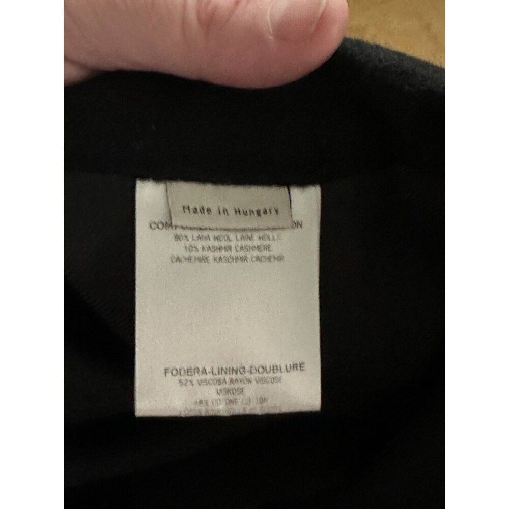 Stella McCartney Stella McCartney Women's IT 42 US 6 Mini Skirt Black Wool C Size 28" / US 6 / IT 42 - 4 Thumbnail