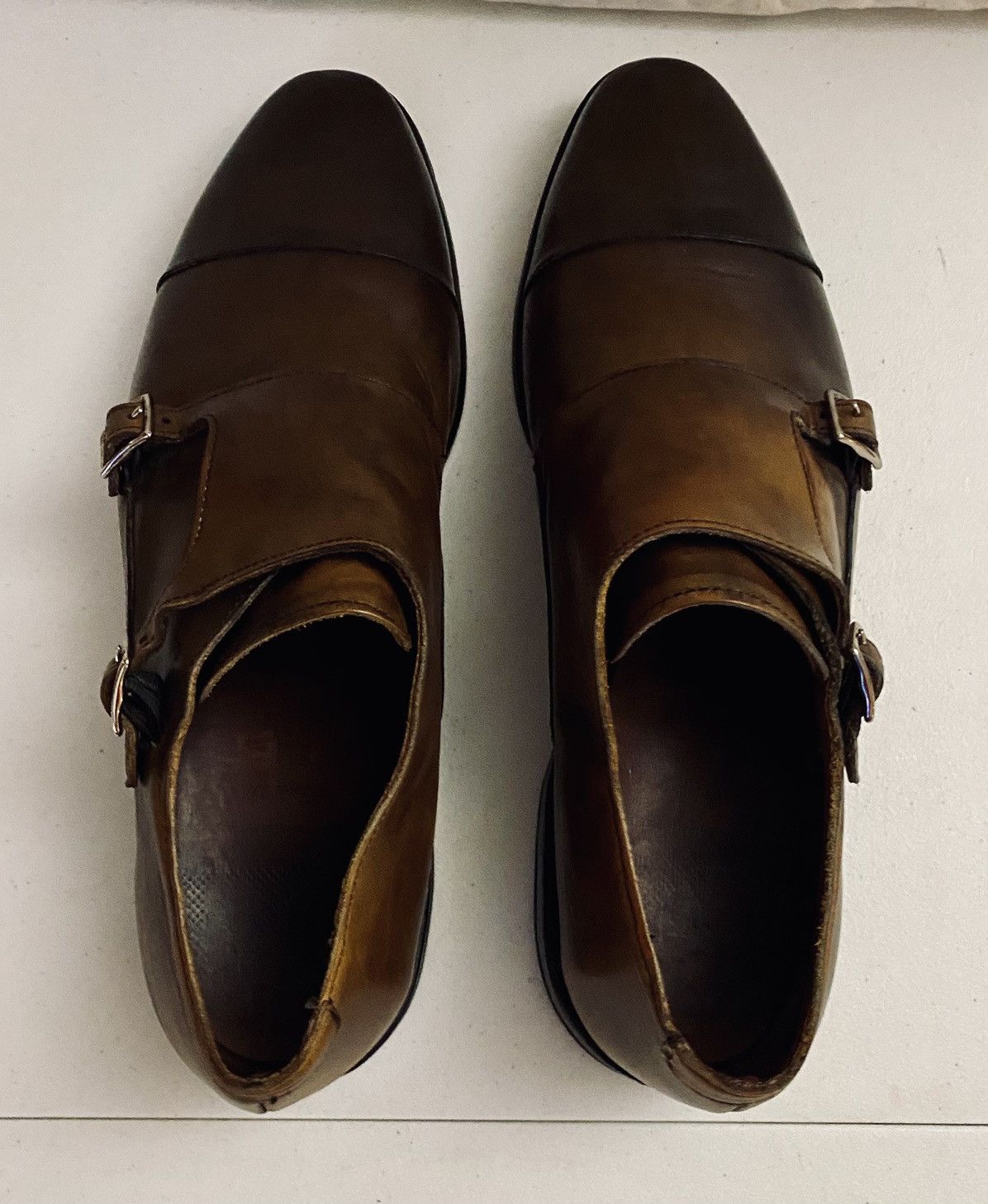 Allen Edmonds Allen Edmonds Brown Mora 2.0 Double Monk Strap Cap Toe 13 E Size US 13 / EU 46 - 6 Thumbnail