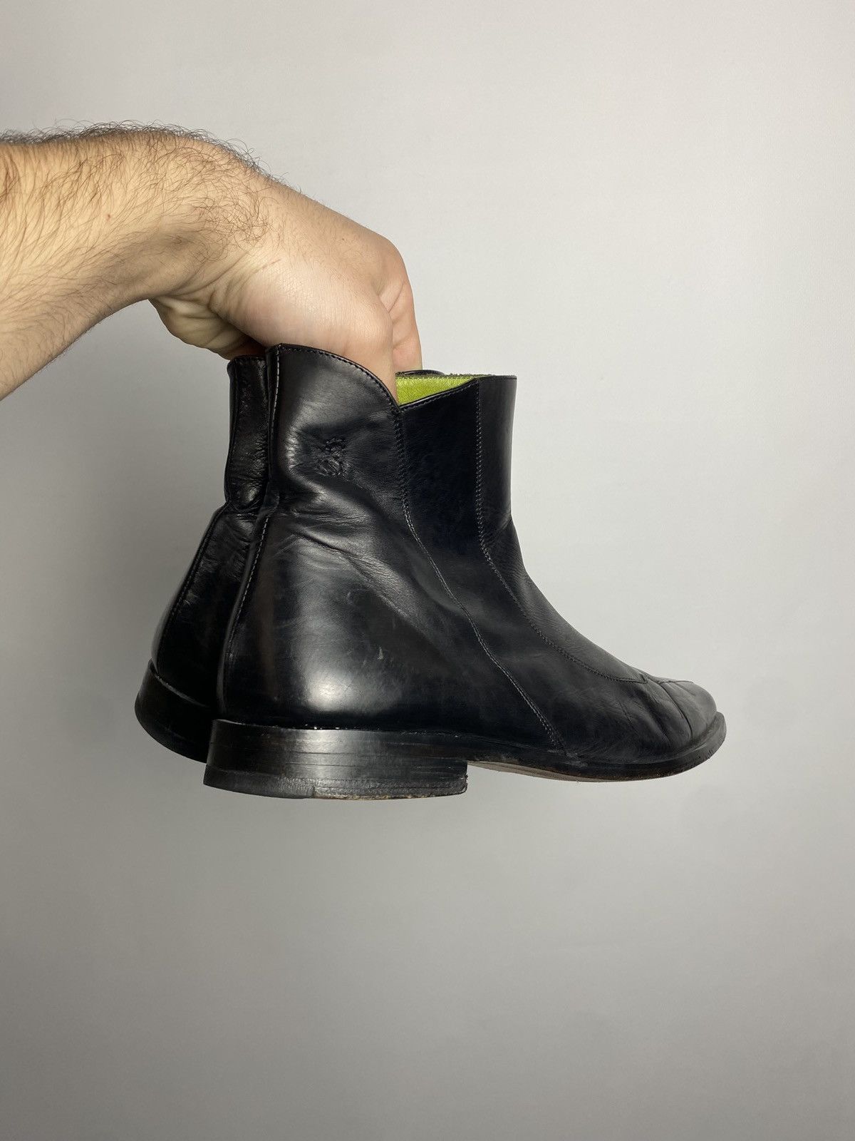 Oliver Sweeney 🔥Opium Oliver Sweeney Swanley Black leather boots 11 Size US 11 / EU 44 - 3 Thumbnail