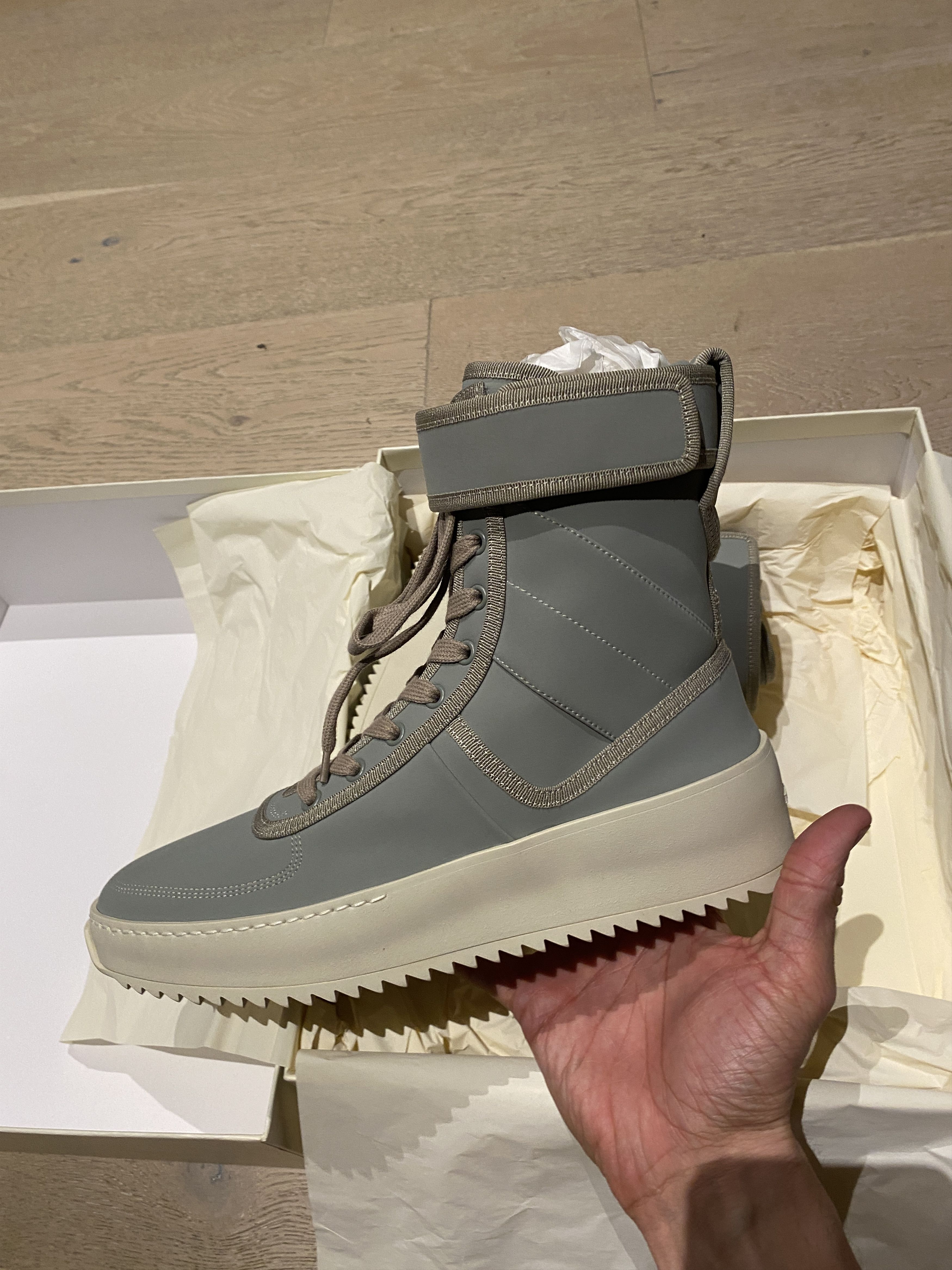 Fear of God $1195 Fear of god Military Sneaker MINT GREEN 40 NIB Size US 7 / EU 40 - 3 Thumbnail