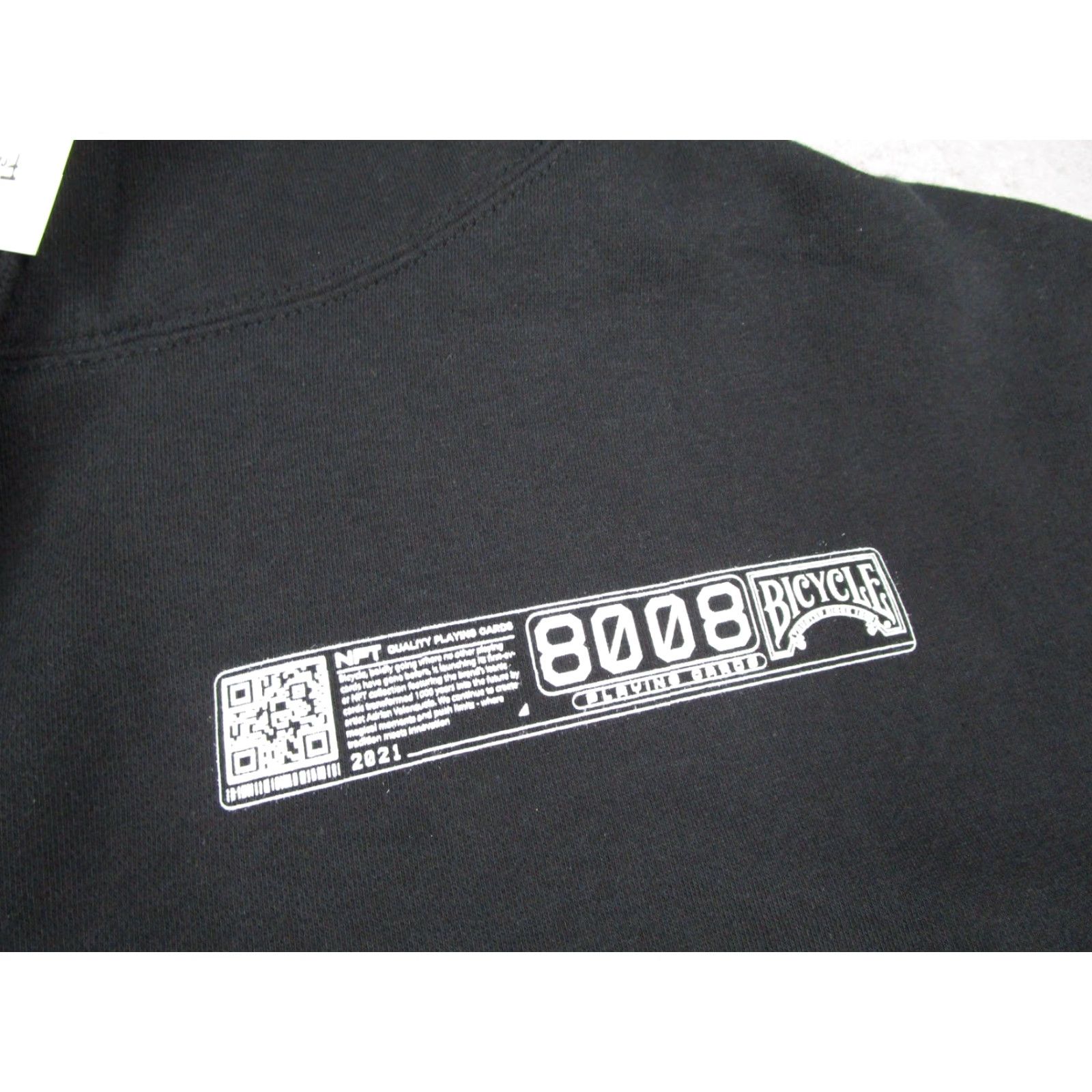 Fred Segal FRED SEGAL Hoodie Mens XL Black Artcade Bicycle Cards Pullover Kangaroo Size US XL / EU 56 / 4 - 3 Thumbnail